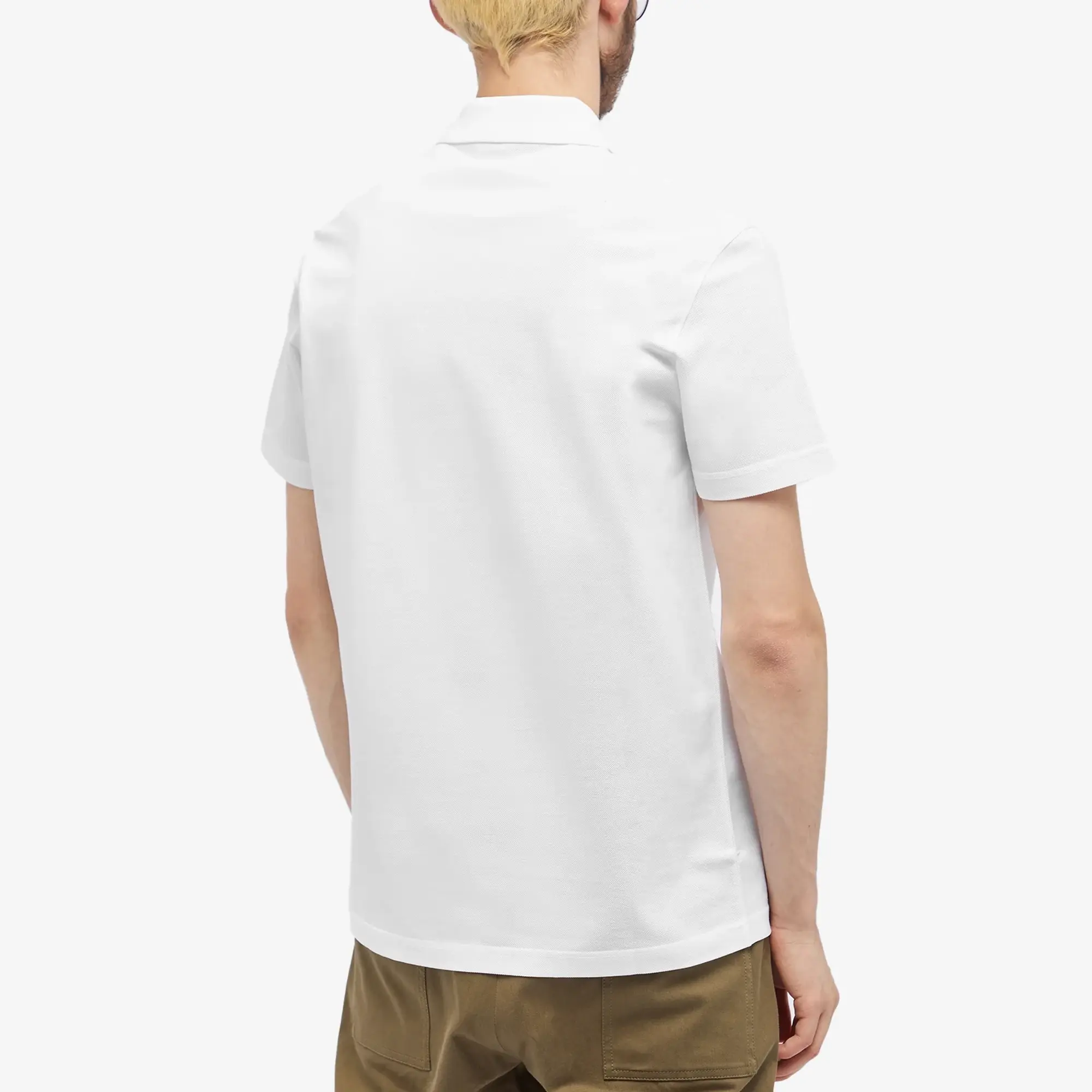 Versace Men's Medusa Logo Polo Shirt White