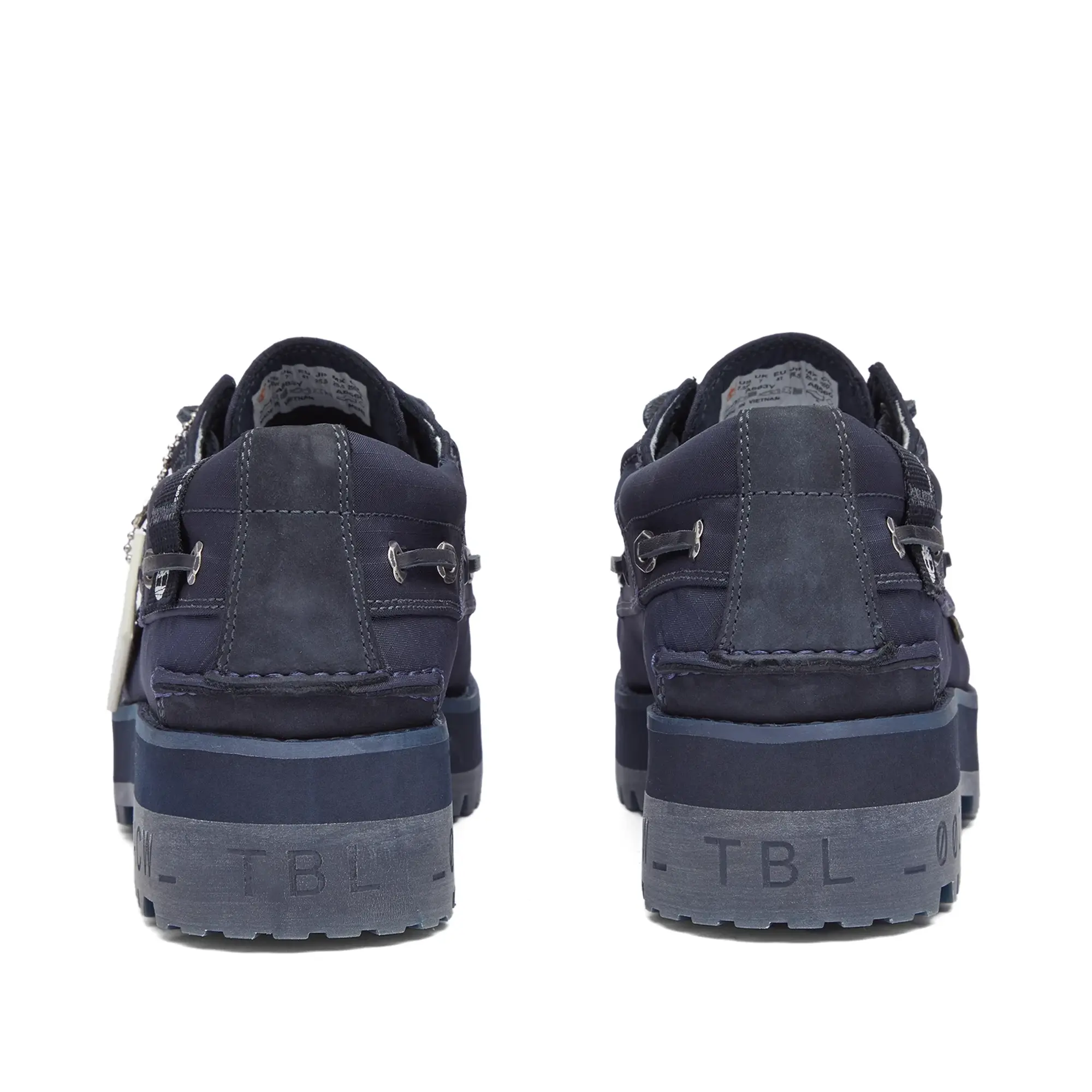 A-COLD-WALL* Men's x Timberland 3 Eye Boat Shoe Dark Sapphire Navy
