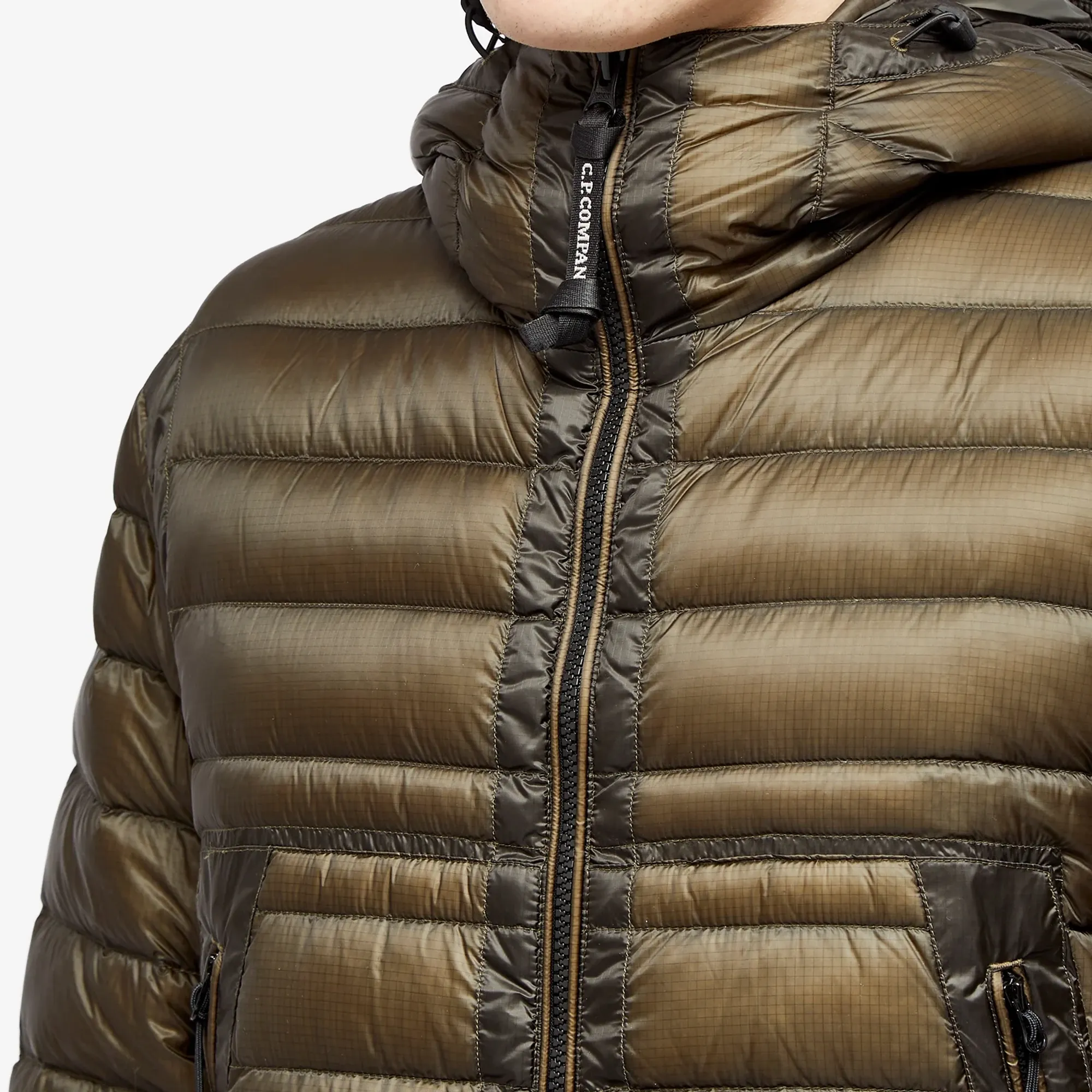 C.P. Company Men's D.D Shell Goggle Jacket Olive Night