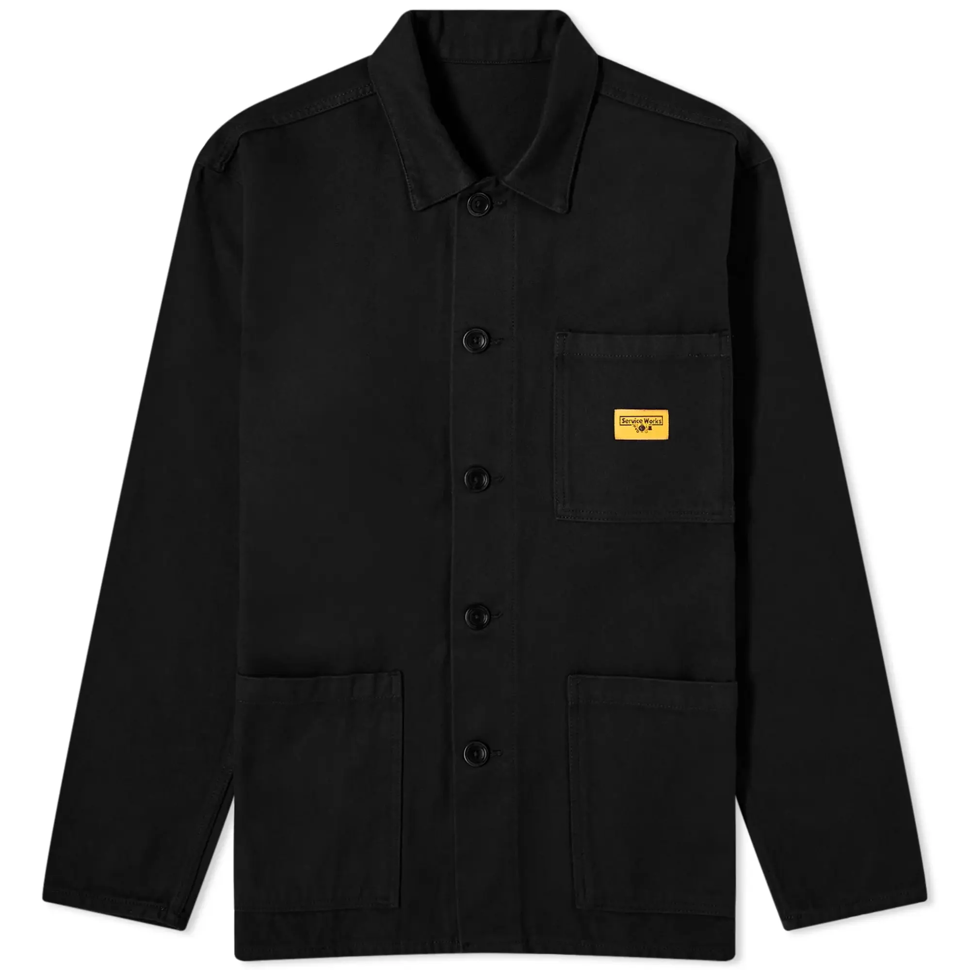Service Works Men's Moleskin Coverall Jacket Black | SW-AW23 Service Works Men's Moleskin Coverall Jacket Black | SW-AW23