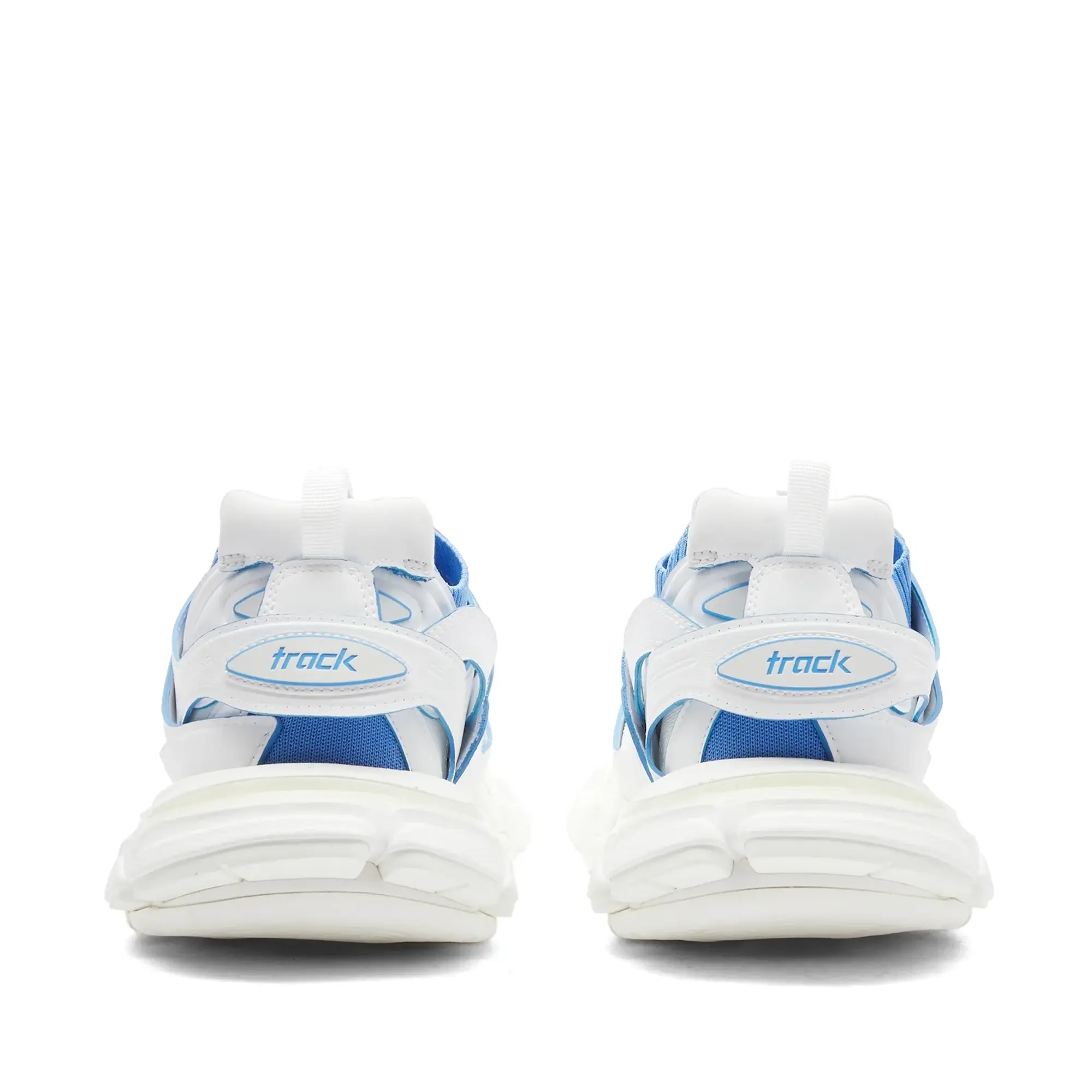 Balenciaga Men's Track Sock Sneaker White/Blue
