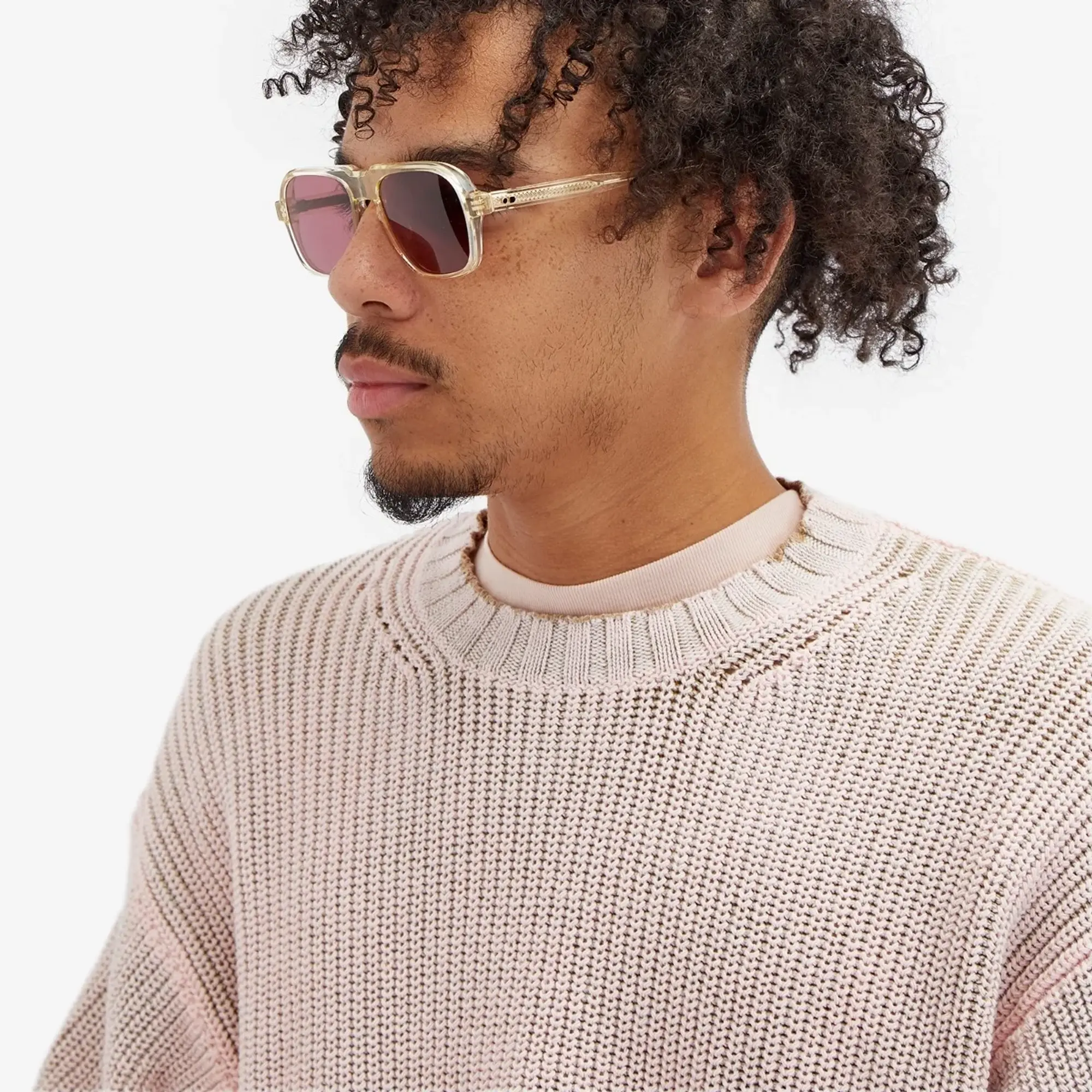 Oscar Deen Fraser Sunglasses Champagne/Dusty Pink