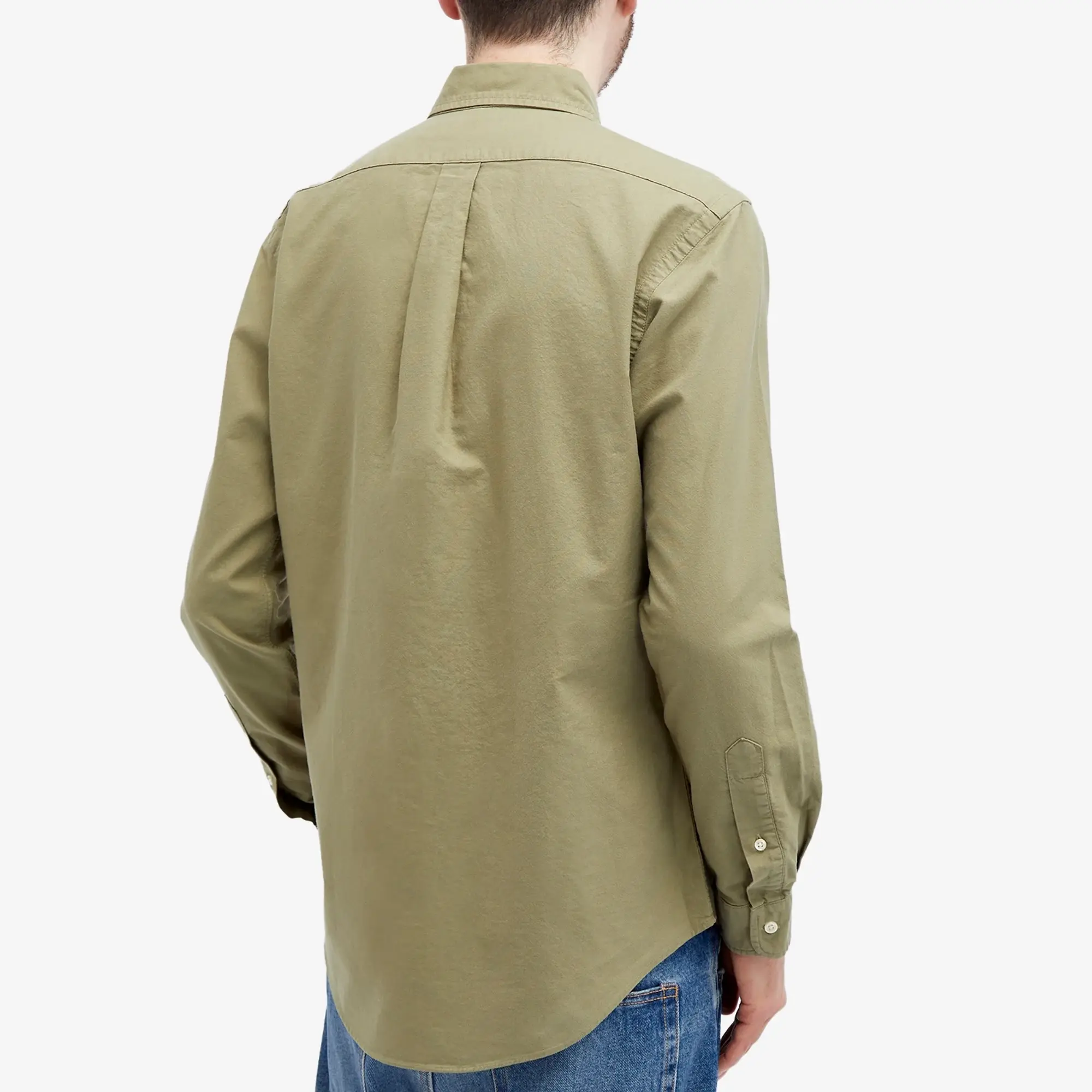 Polo Ralph Lauren Men's Garment Dyed Oxford Shirt Sage Green