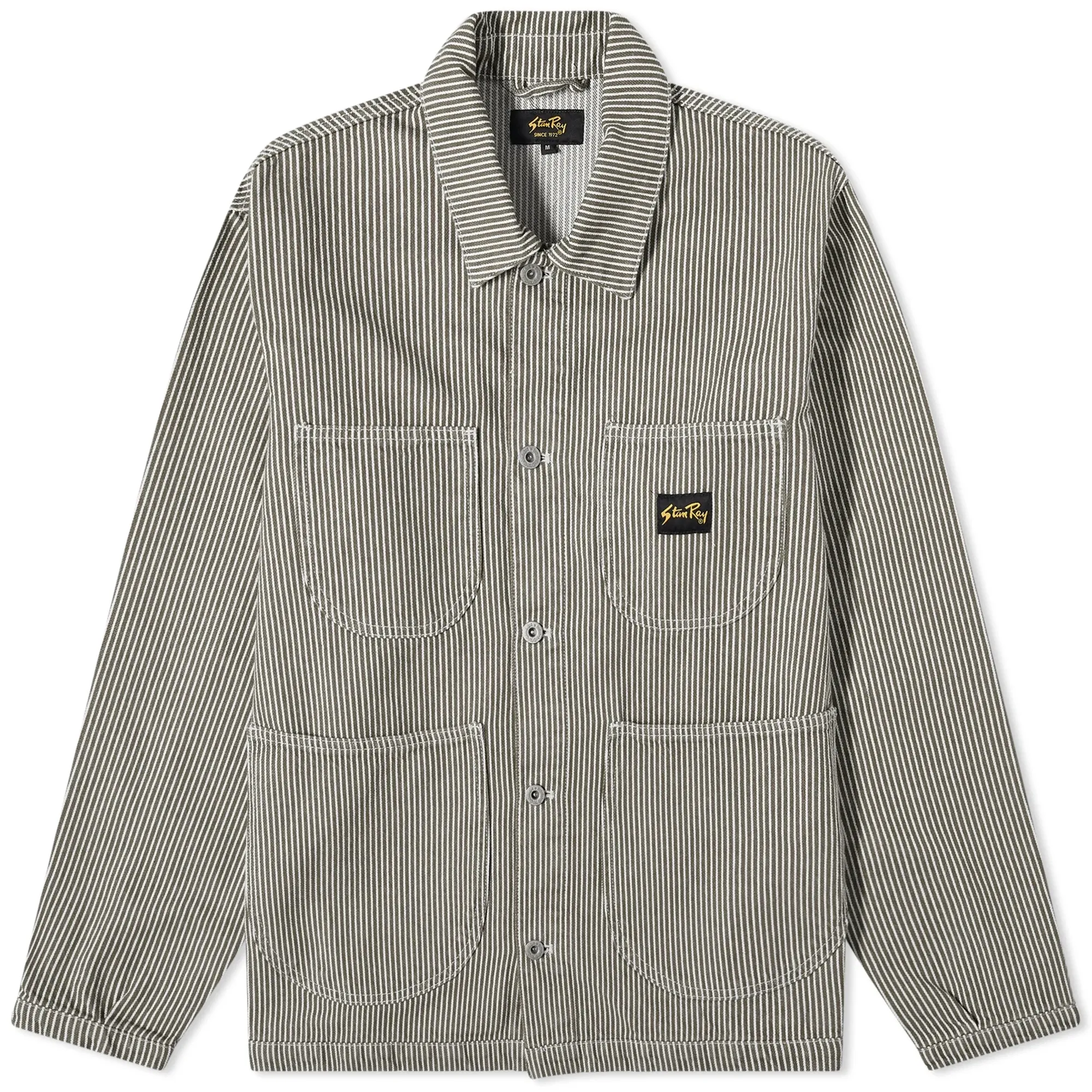 Stan Ray Men's Coverall Jacket Black Stone Hickory | SS24046-62