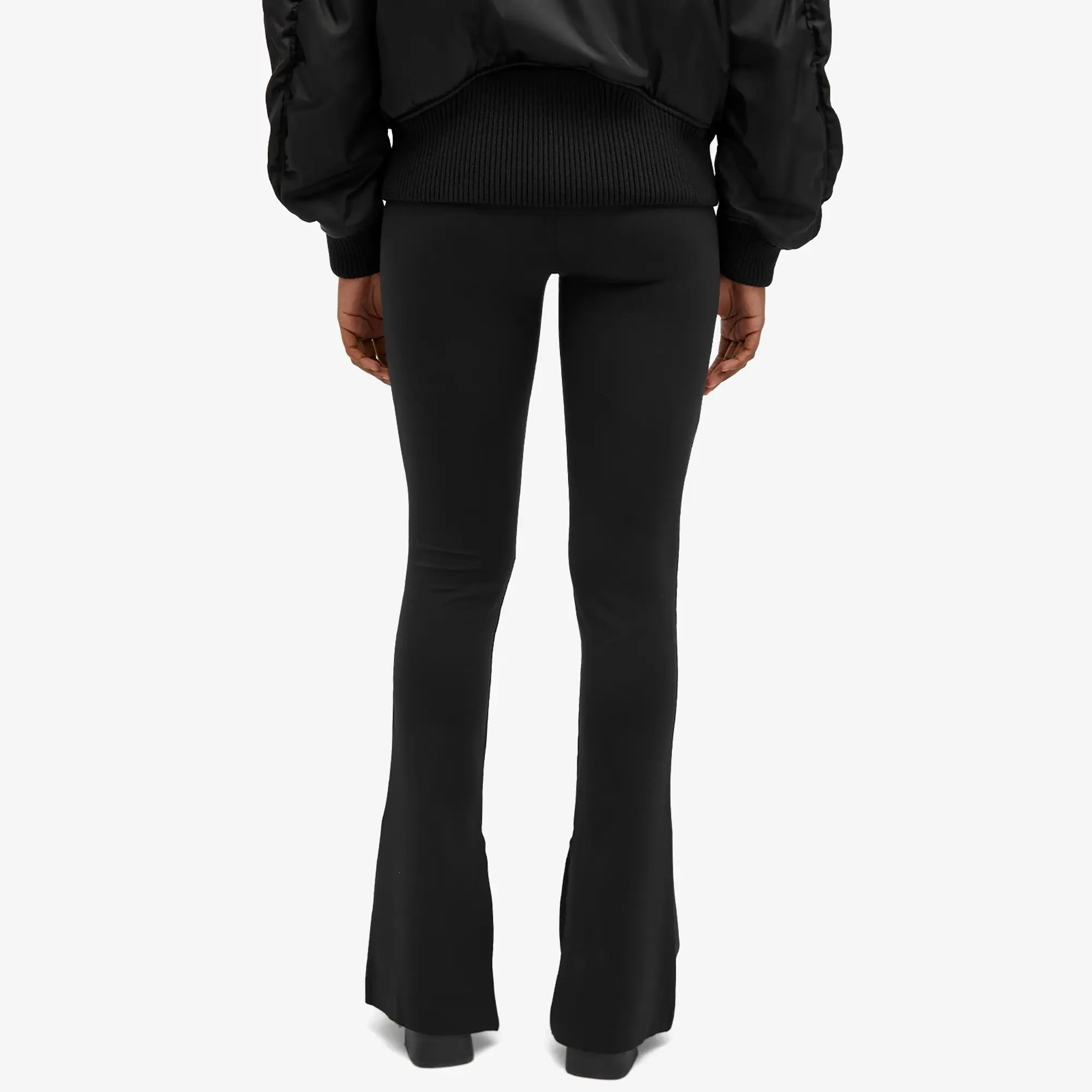 Off-White Women's Sleek Split Leggings Black