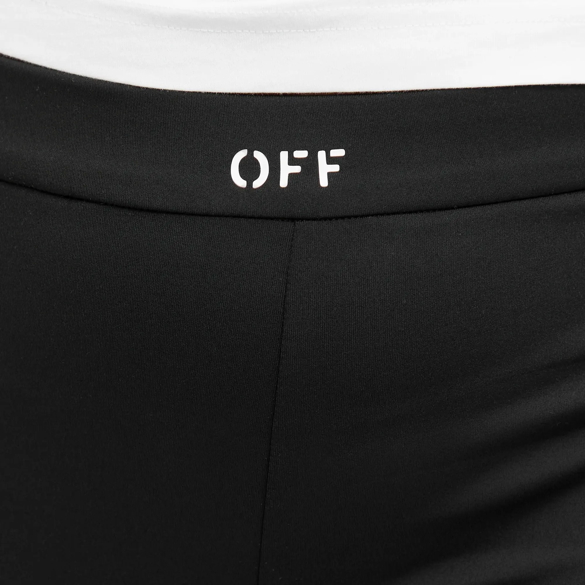 Off-White Women's Sleek Split Leggings Black