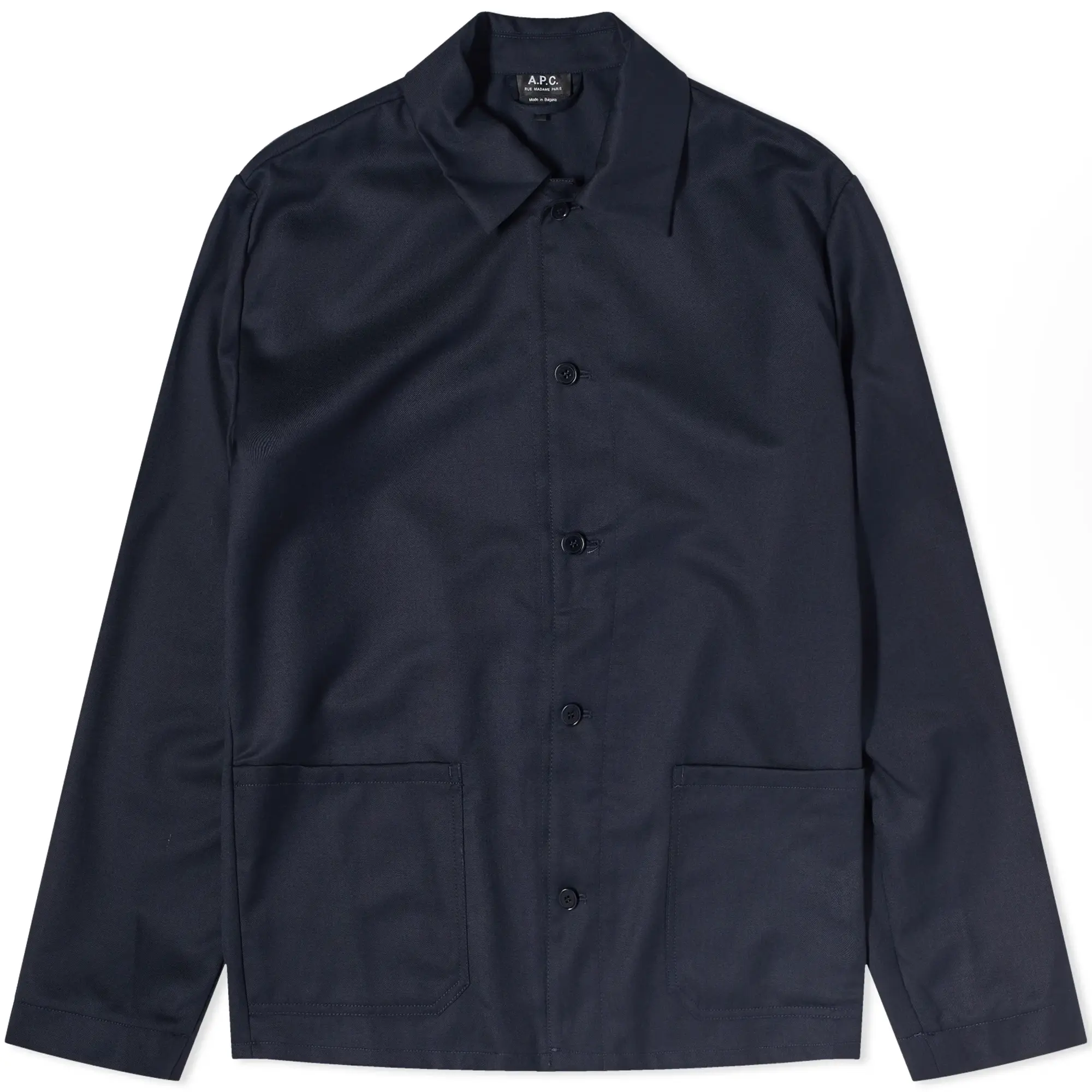 Champion A.P.C. Men's Kerlouan Wool Work Jacket Dark Navy