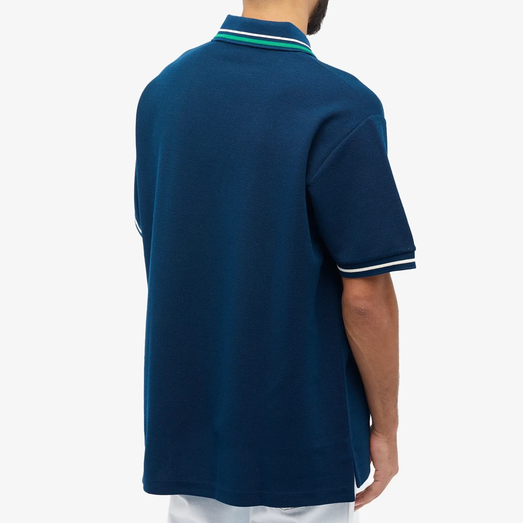 Gucci Men's Tipped Logo Polo Ink