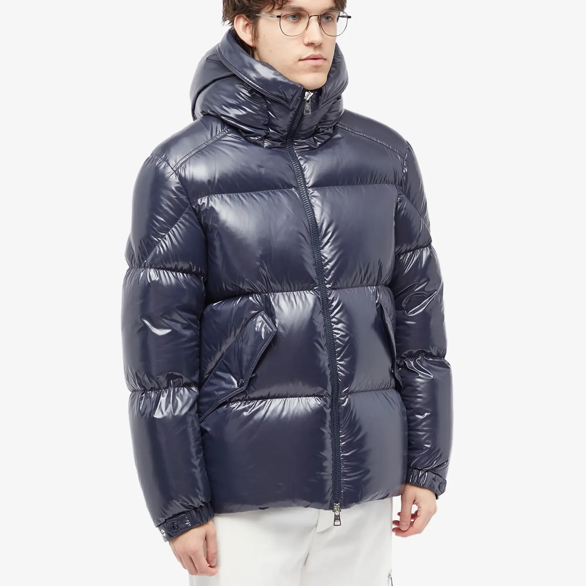 Moncler Men's Baise Nylon Padded Jacket Navy | 1A001-5963V-84-742