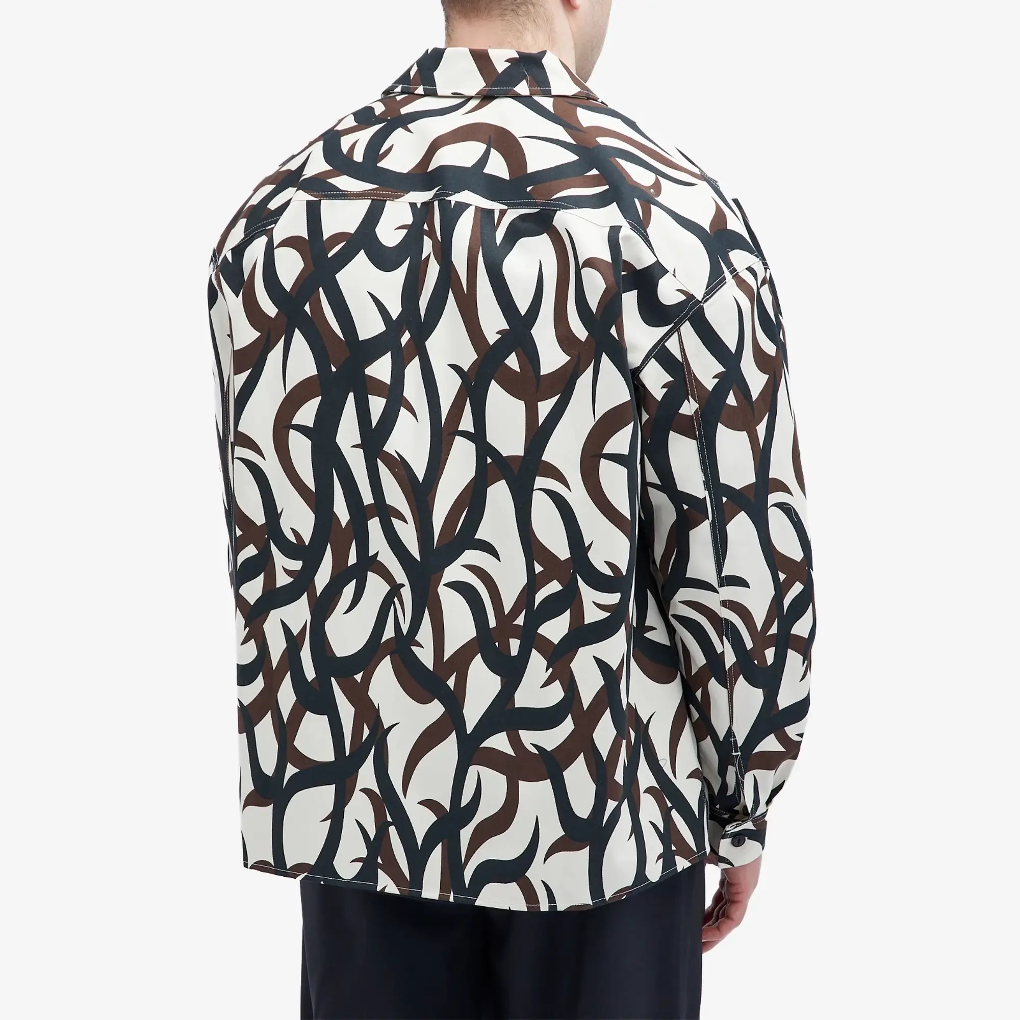 s.k manor hill Men's Park Shirt Jacket At Camo Cotton