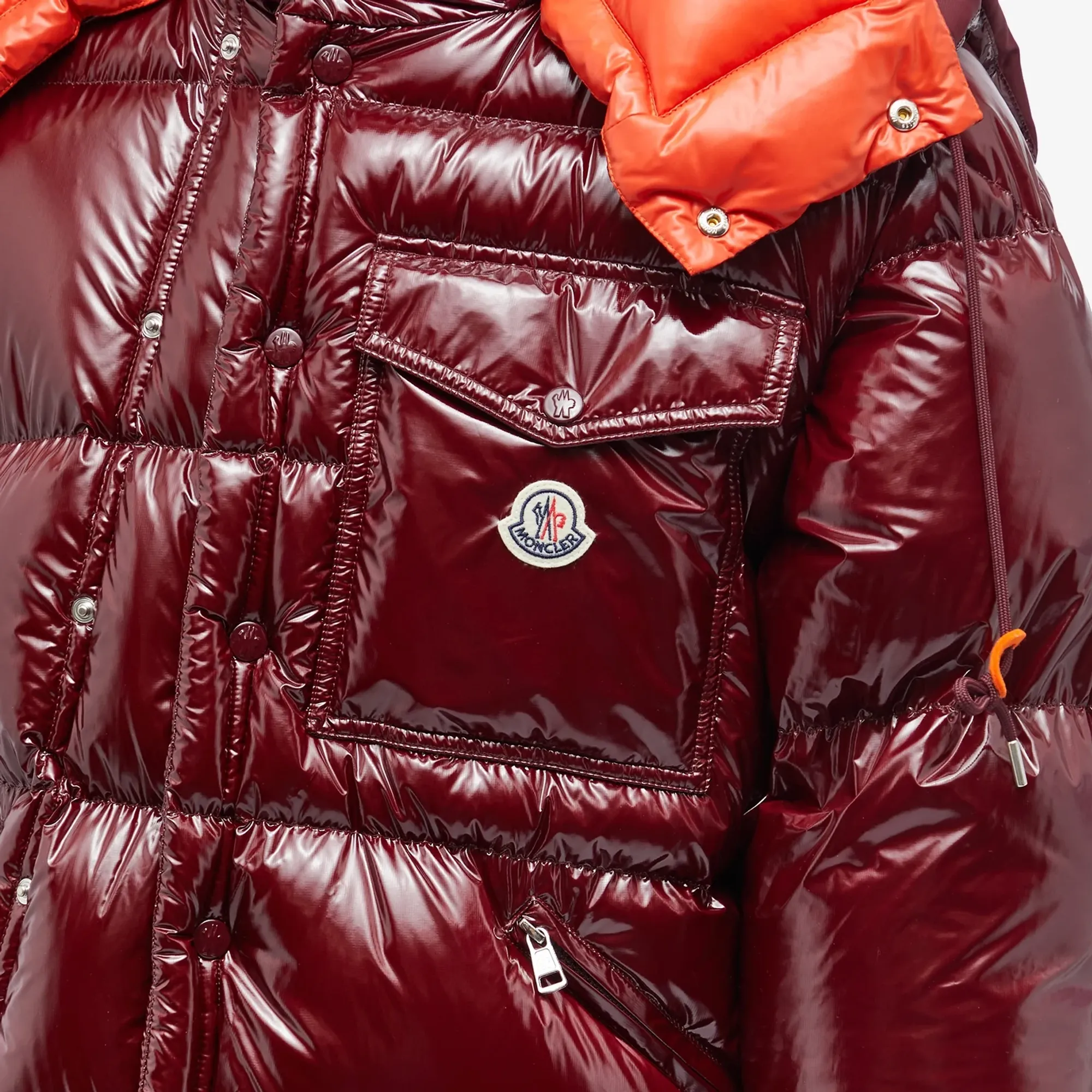 Moncler Karakorum Moncler Coat Red Mens Moncler Karakorum Ripstop 