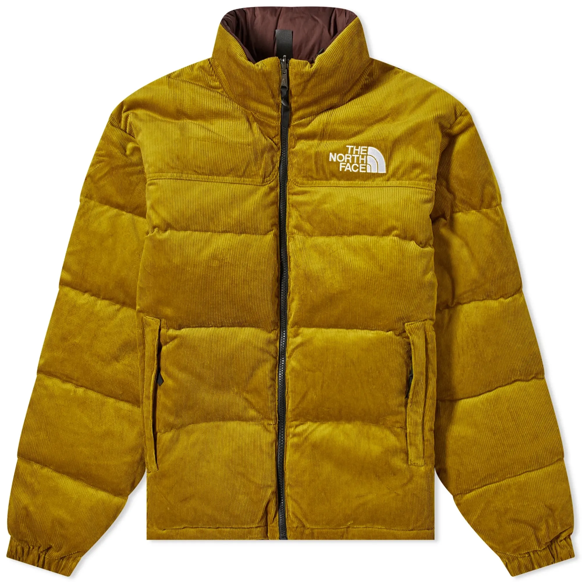 The North Face Men's 92 Reversible Nuptse Jacket Sulphur Moss/Coal Brown