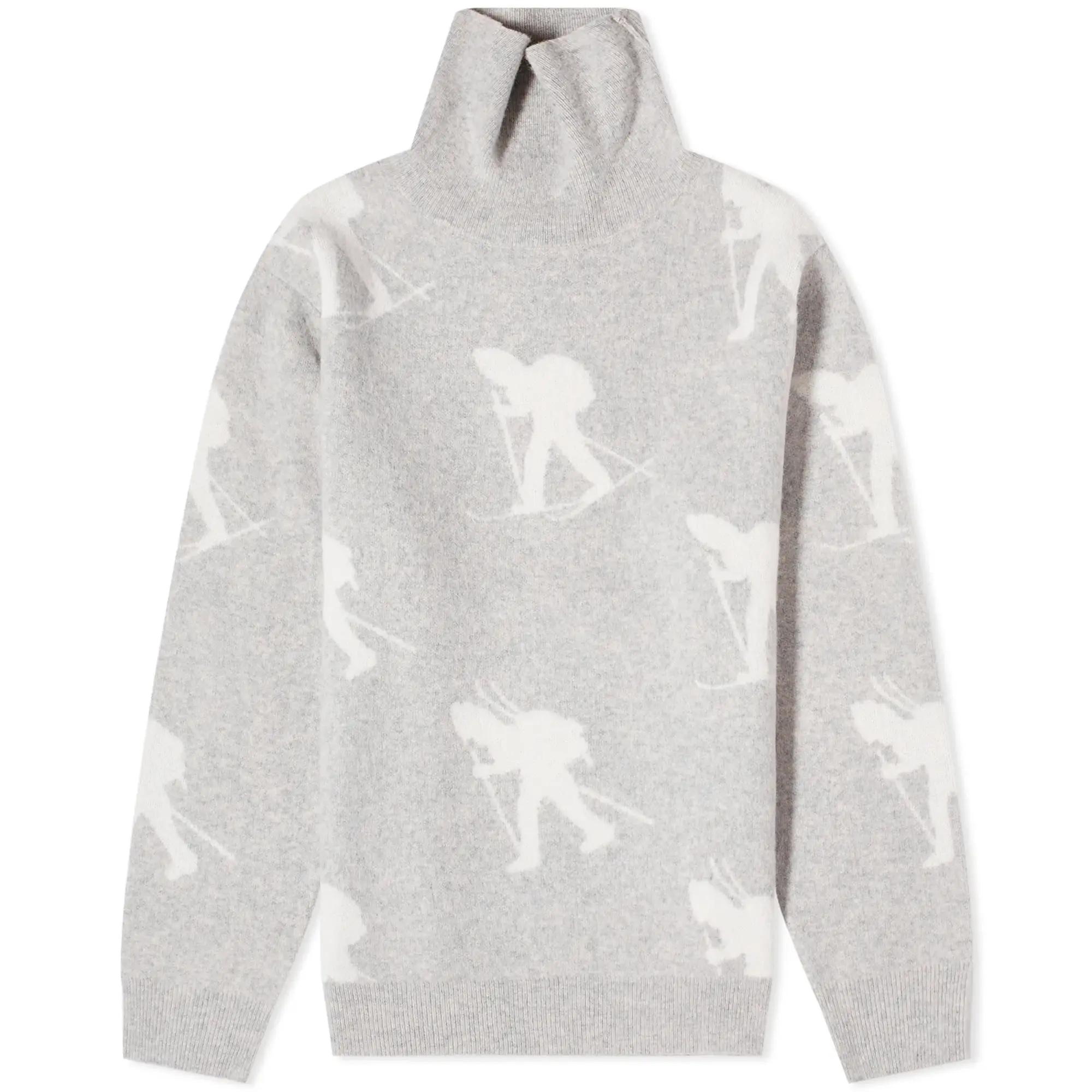END. x Clarks Originals x Beams Plus Men's Turtleneck Sweater Grey
