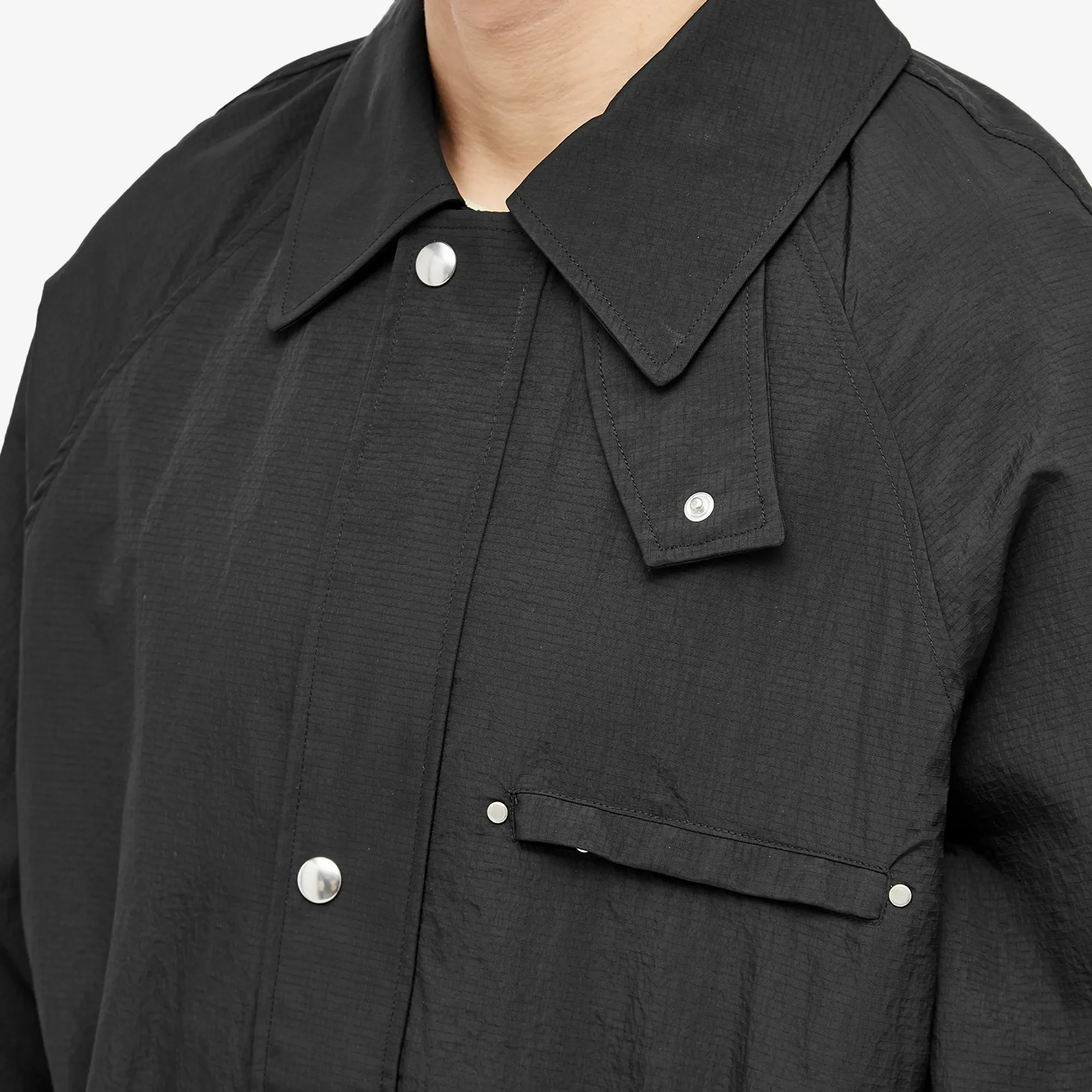 mfpen Men's Prestige Jacket Recycled Black Ripstop | M323-26