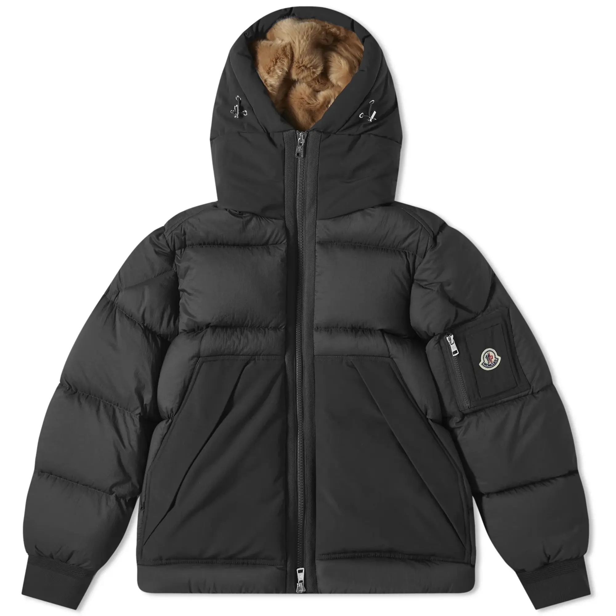 Moncler Men's Kjerag Lightweight Crinkle Jacket Black