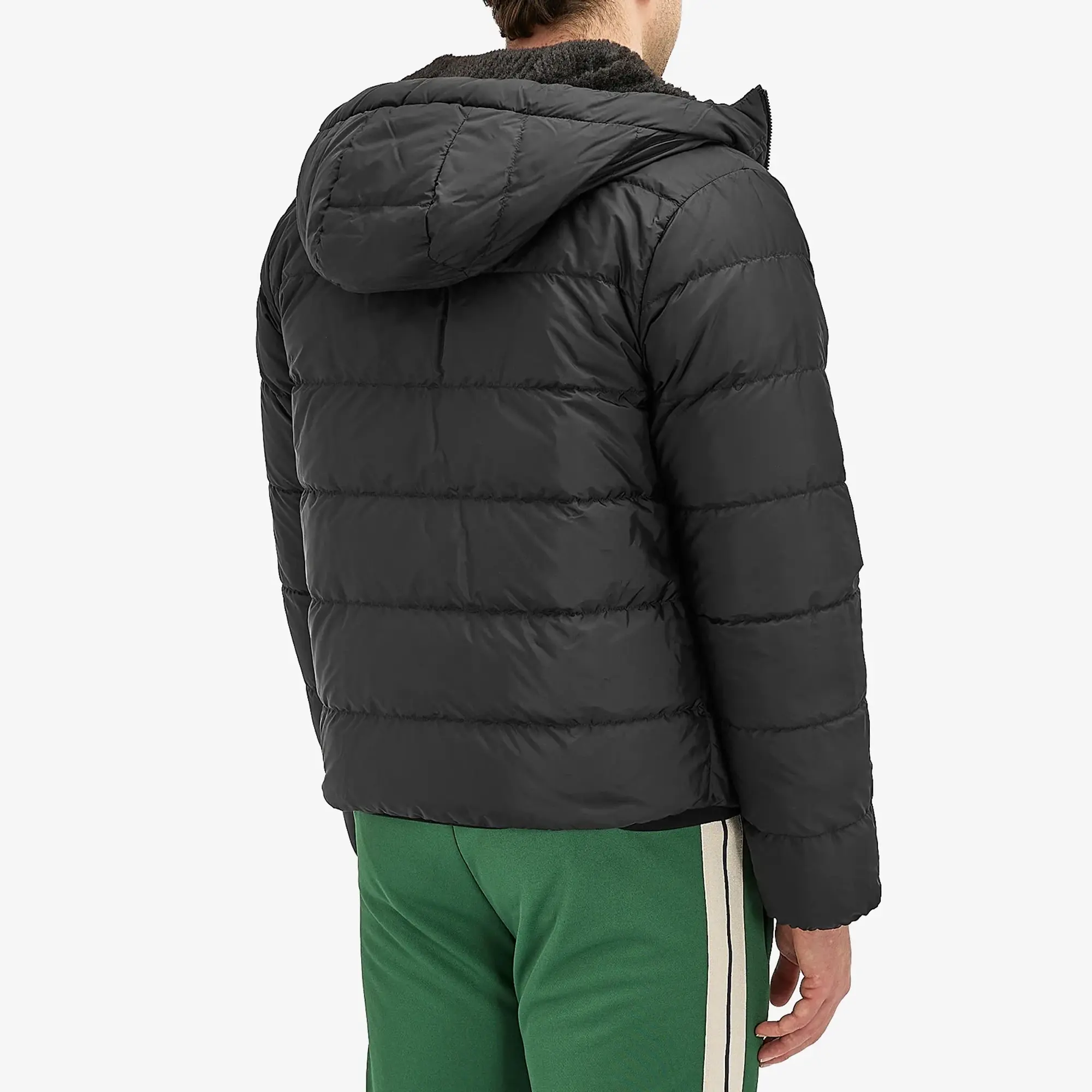 Moncler Men's Tejat Borg Fleece Jacket Black