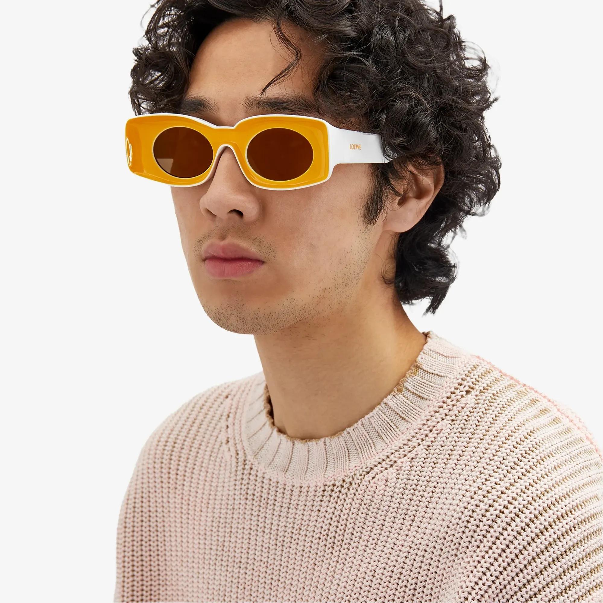 Loewe paula\'s ibiza sunglasses - yellow Loewe Eyewear Paul main image 3