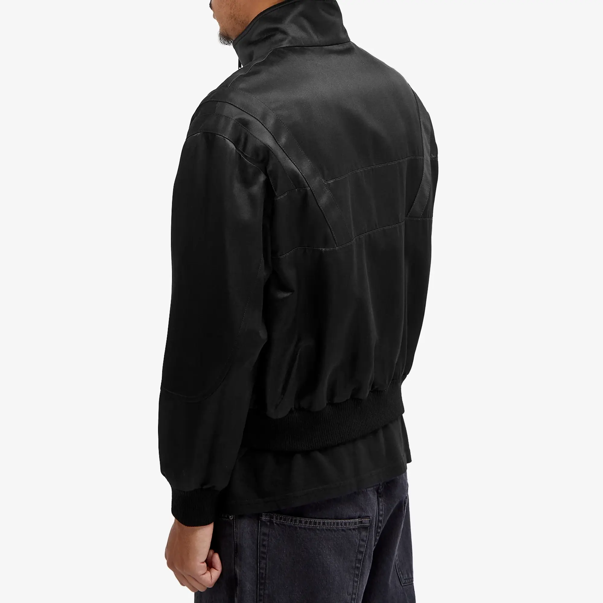 Saint Laurent Men's Teddy Track Jacket Black
