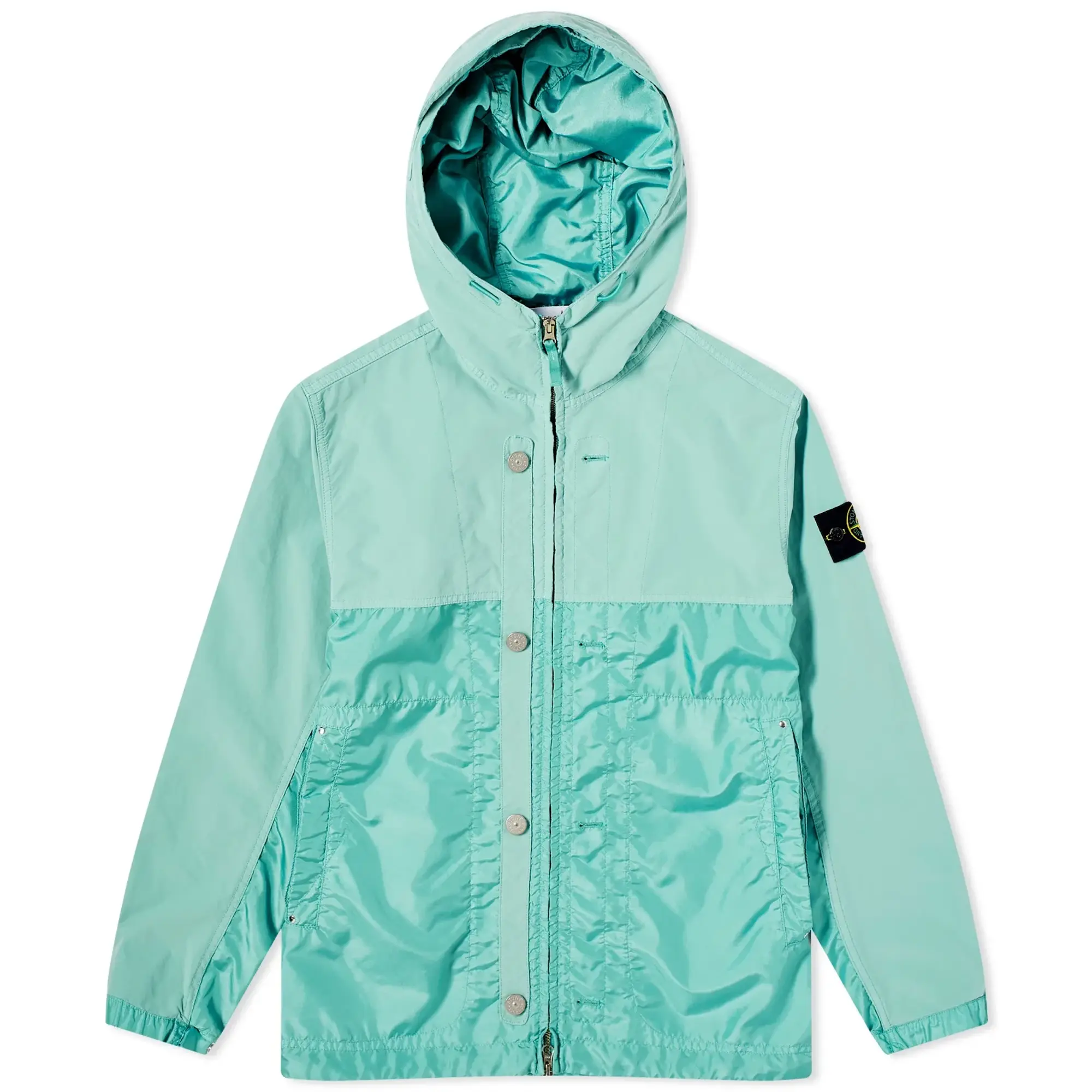 Stone Island Men s Polyester Tela David Light TC Jacket Light Green 801542732 V0052 FOOTY.COM