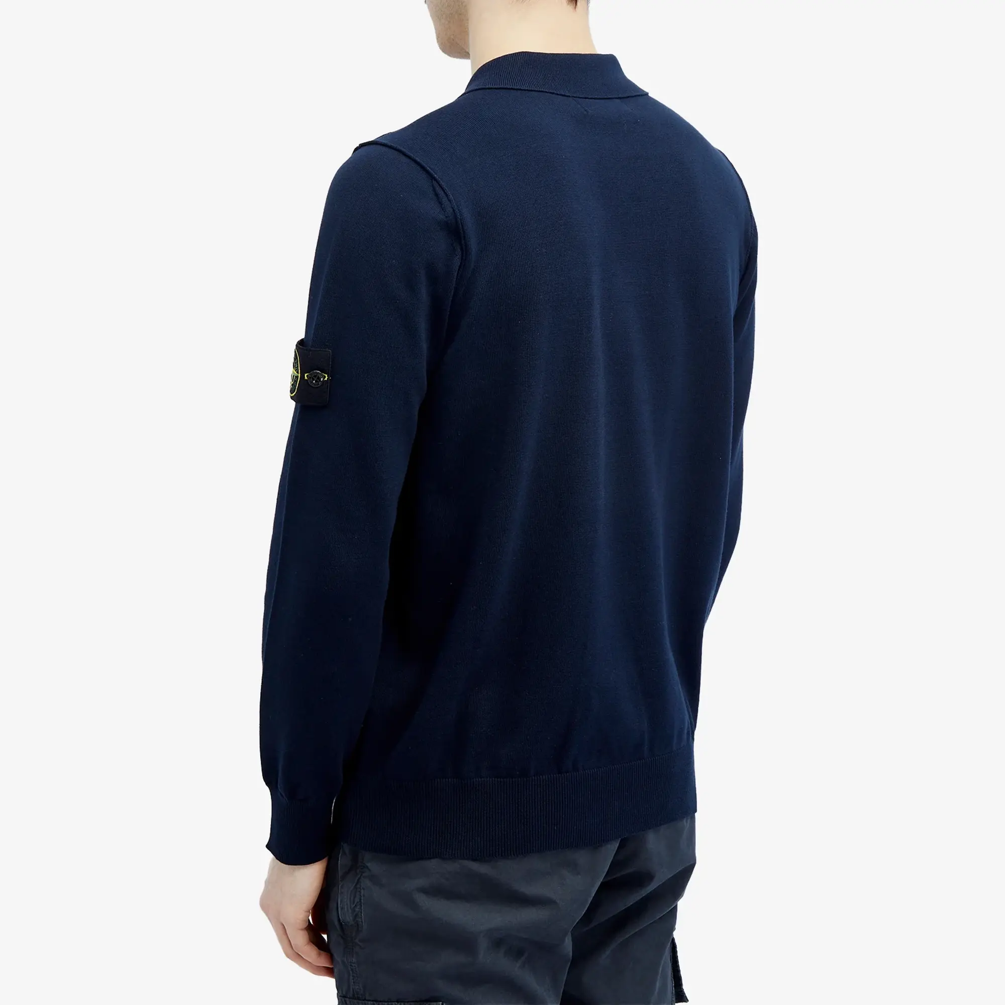 Stone island knitted polo on sale