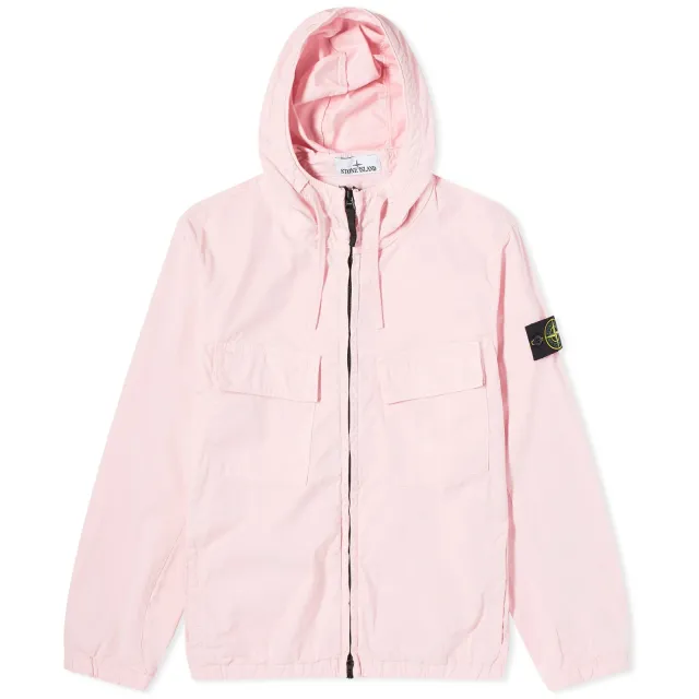 Stone Island Men's Supima Cotton Twill Stretch-TC Hooded Jacket