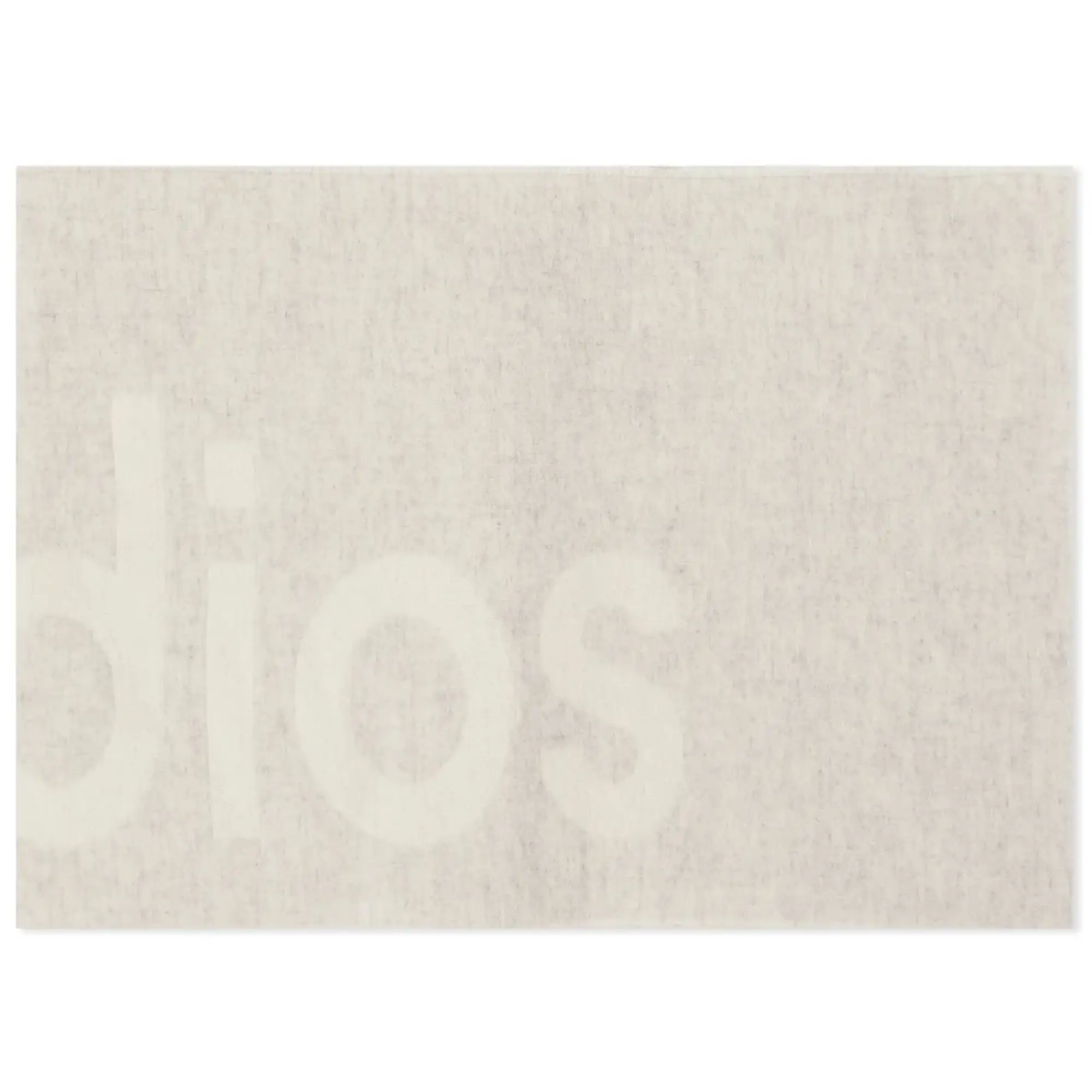 Acne Studios Men's Toronty Logo Contrast Recycled Scarf White/Light Grey