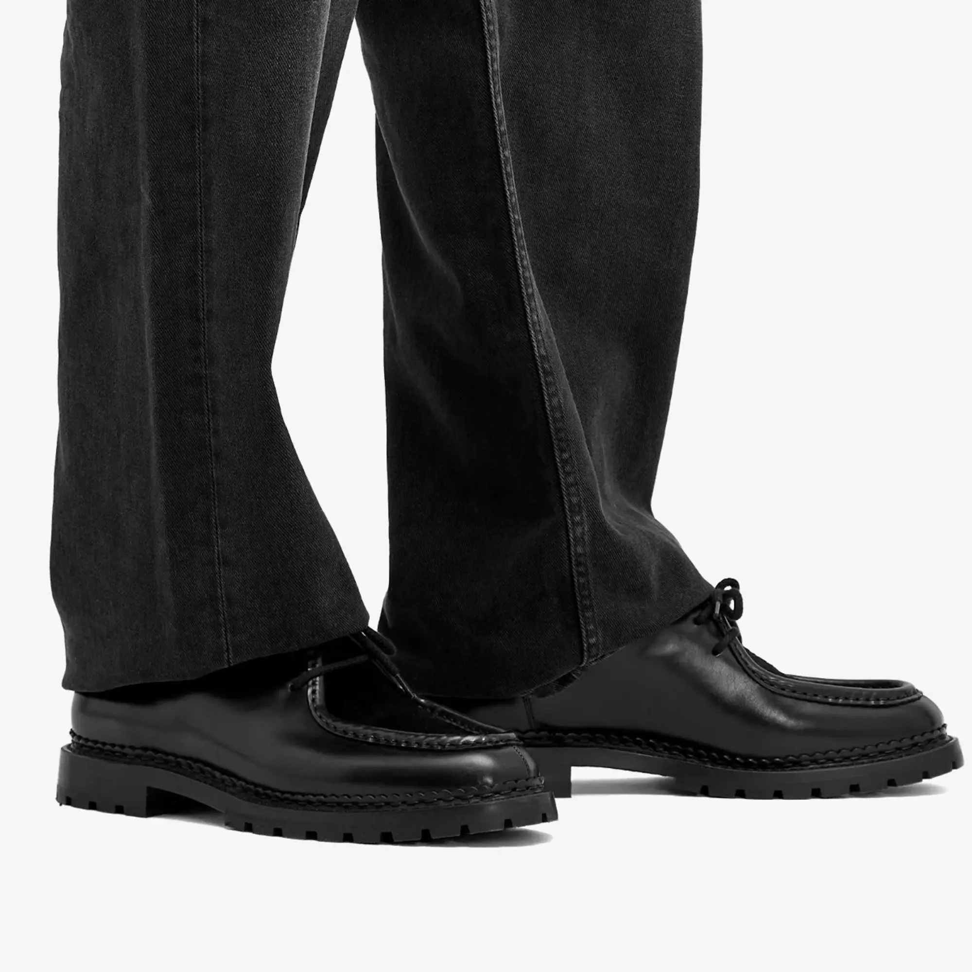 Saint Laurent Men's Malo 20 Apron Shoe Black