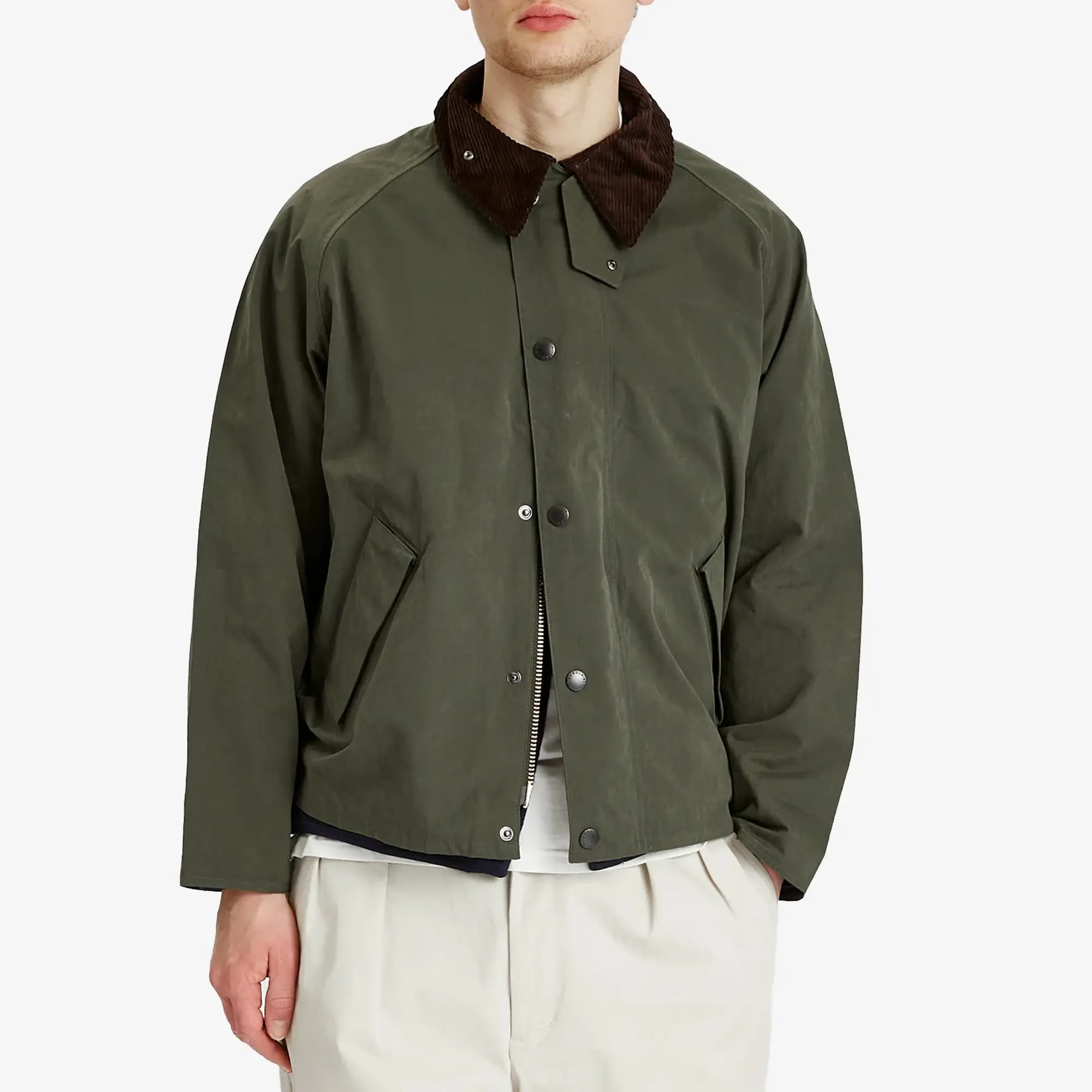 Barbour Men's OS Transporter Casual Jacket Sage