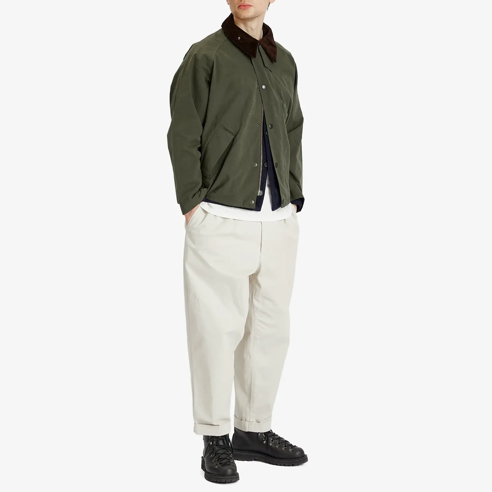 Barbour Men's OS Transporter Casual Jacket Sage