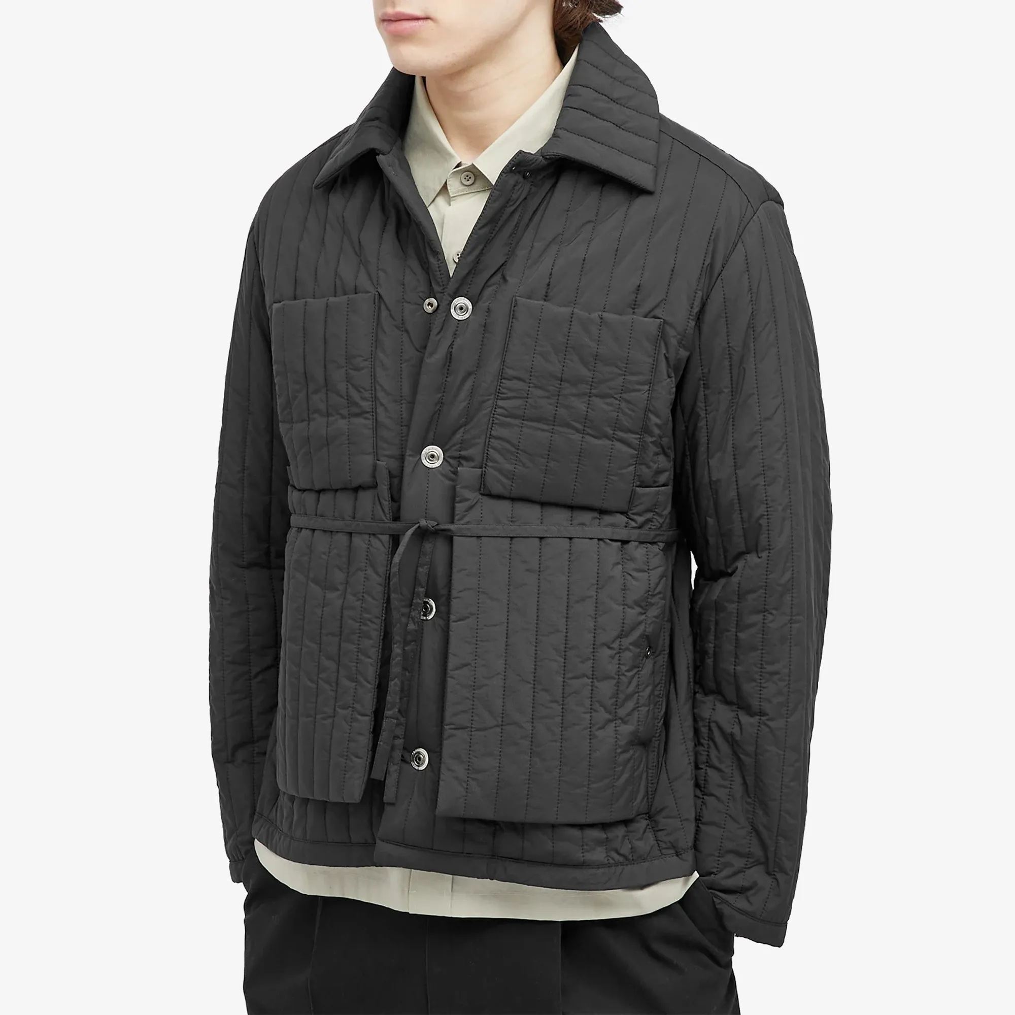 2013AW 初期 Craig Green ジャケット Craig Green Men's Quilted Worker Jacket Black | CGSS24CWOJKT01-BLK