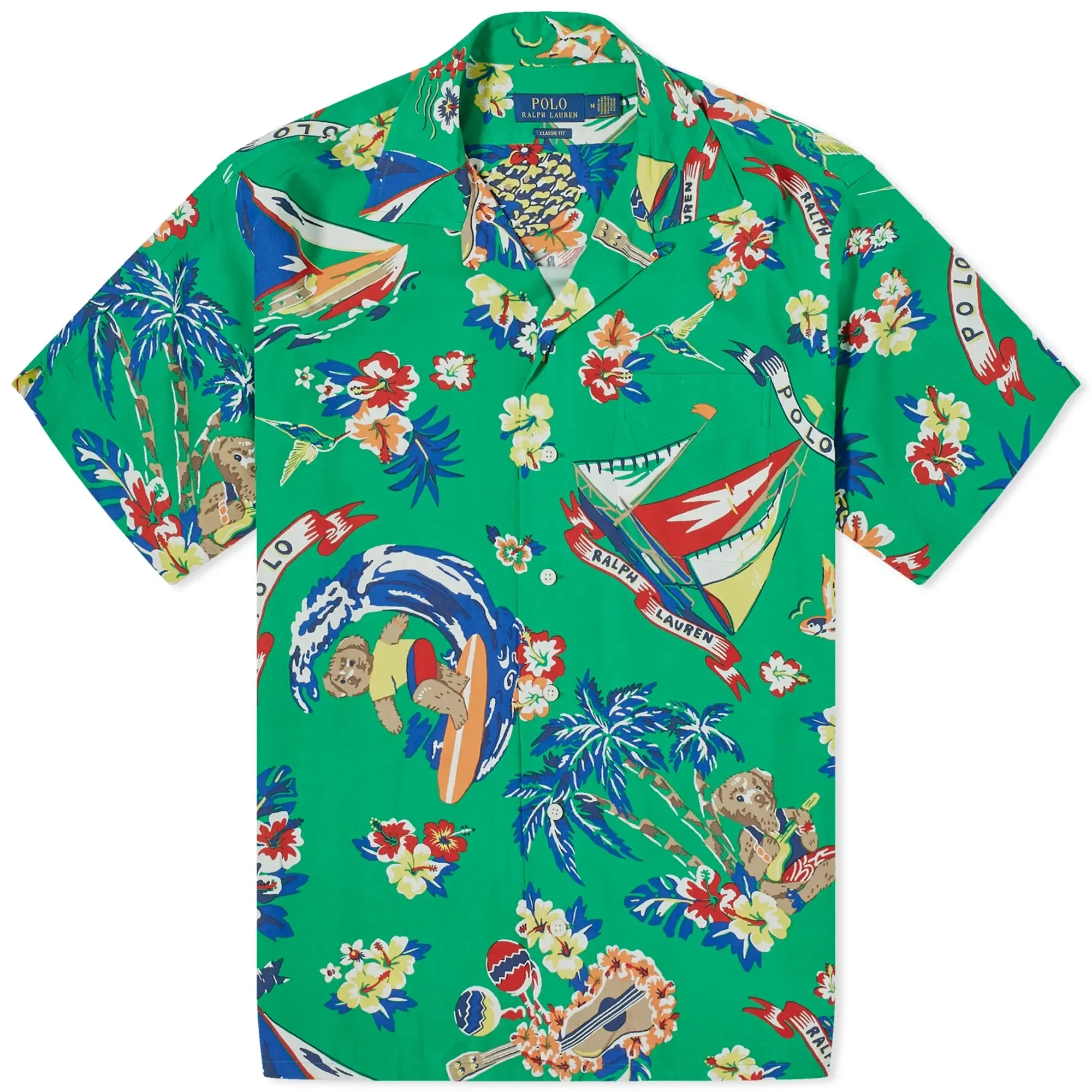 Polo Ralph Lauren Men's Short-Sleeve Shirt - Surfer Bear