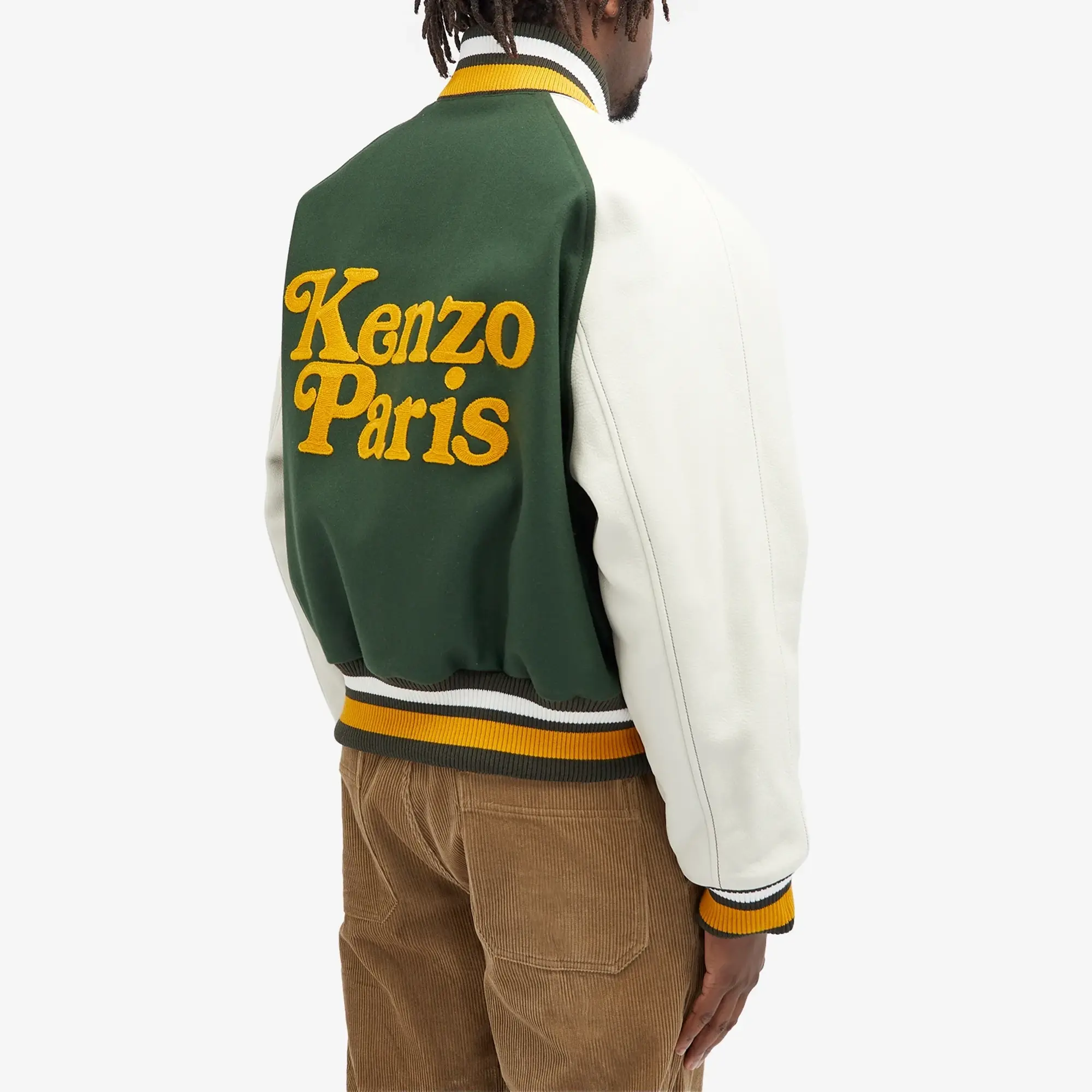 Kenzo Men's x Verdy Varsity Jacket Dark Khaki