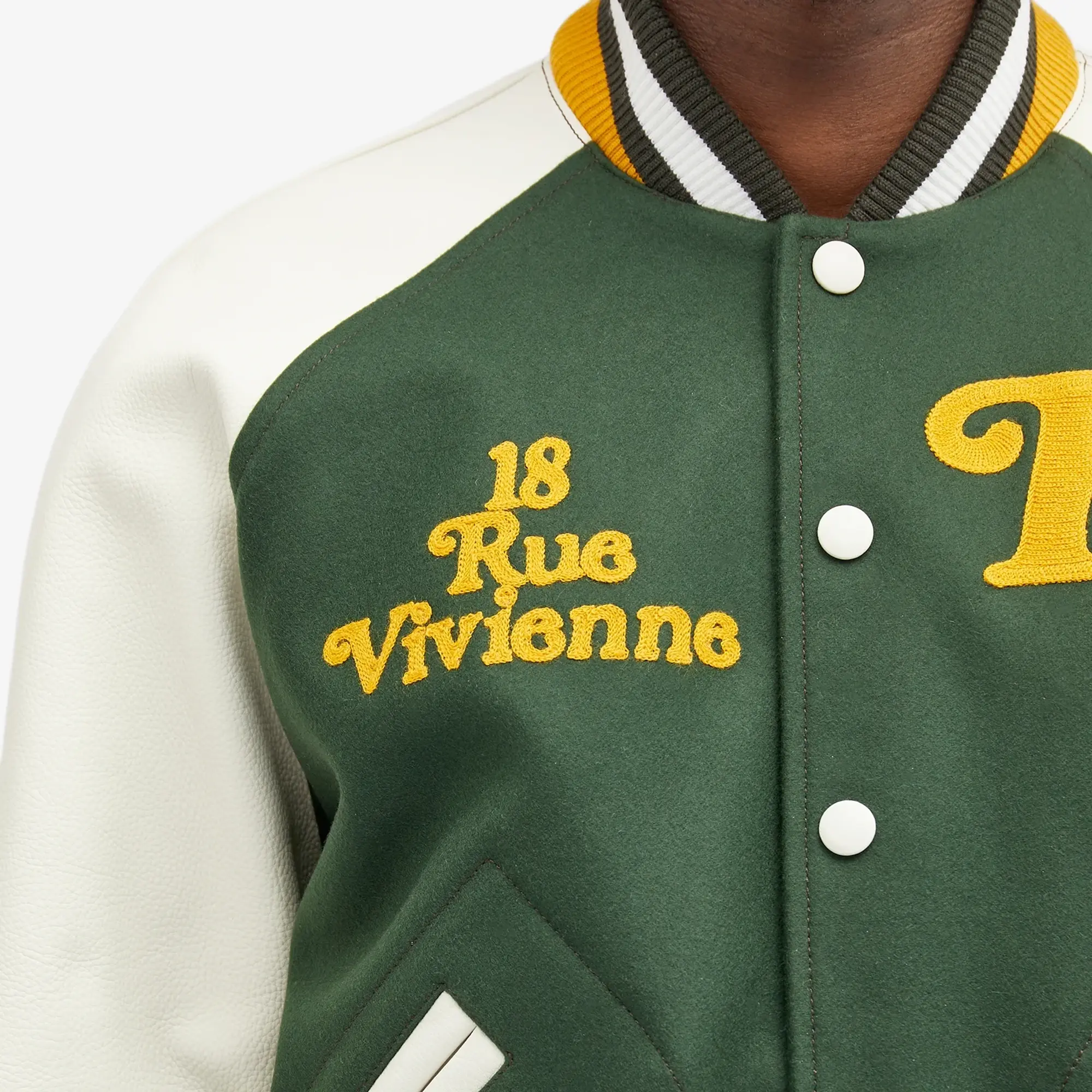Kenzo Men's x Verdy Varsity Jacket Dark Khaki