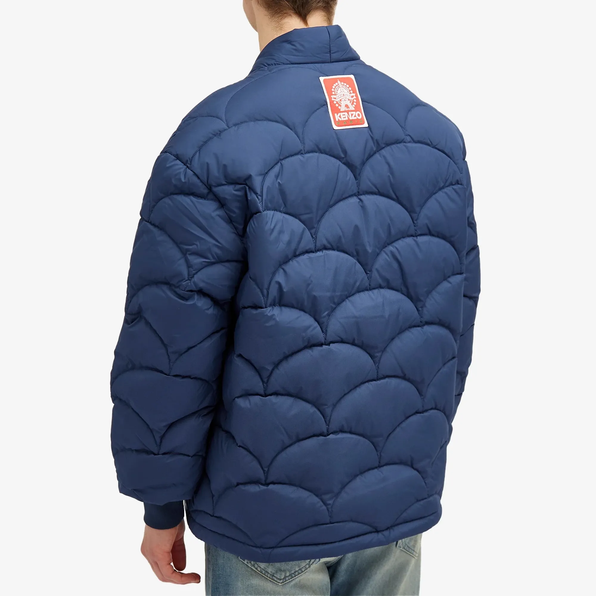 Kenzo Men's Kimono Down Jacket Midnight Blue | FE55MA1459NL-77