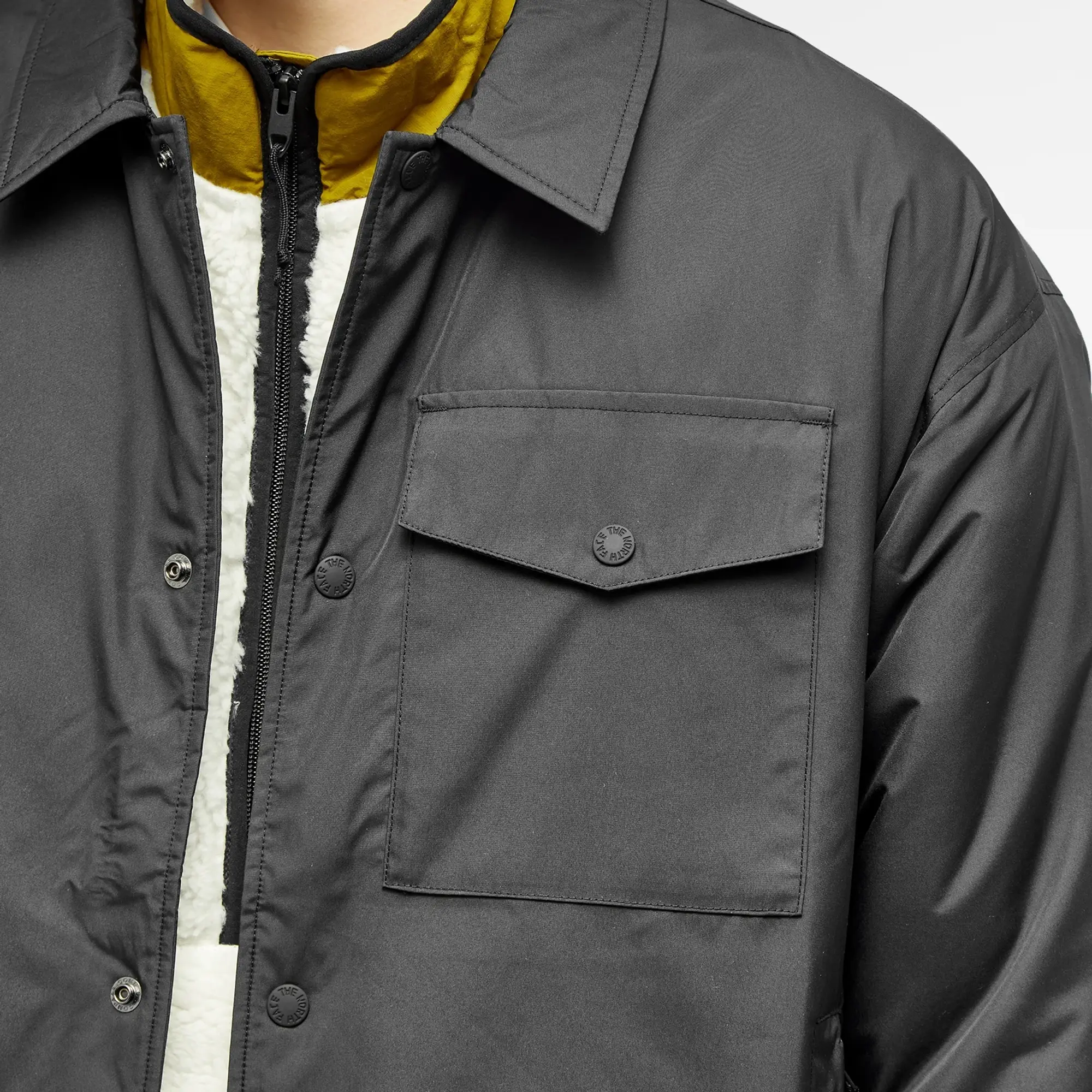 The North Face Men's Heritage Stuffed Coach Jacket Tnf Black