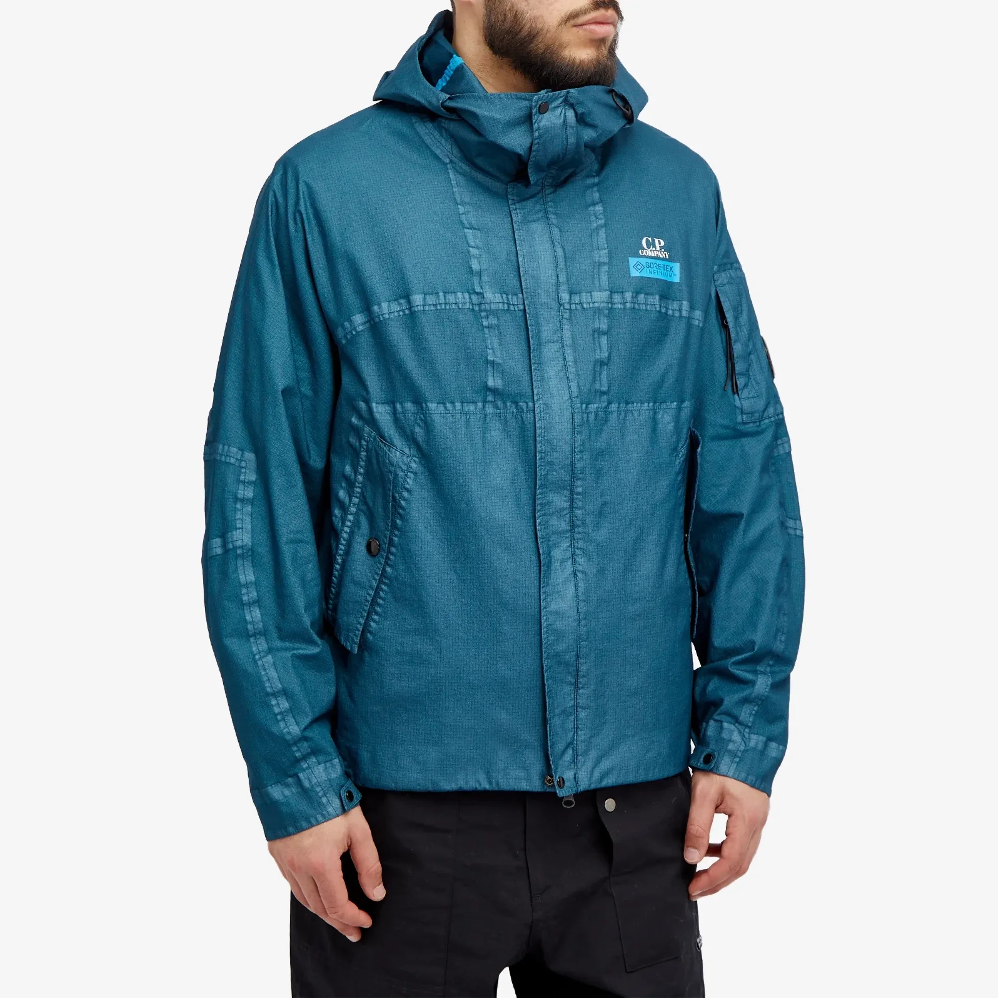 C.P. Company CP Company Gore G-Type Hooded Jacket - Blue