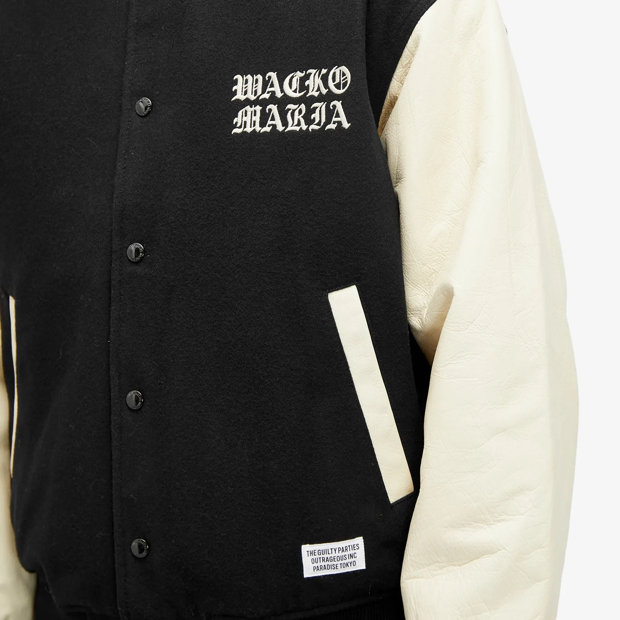 WACKO MARIA｜LEATHER VIRSITY JACKET（Pre-owned] WACKO MARIA