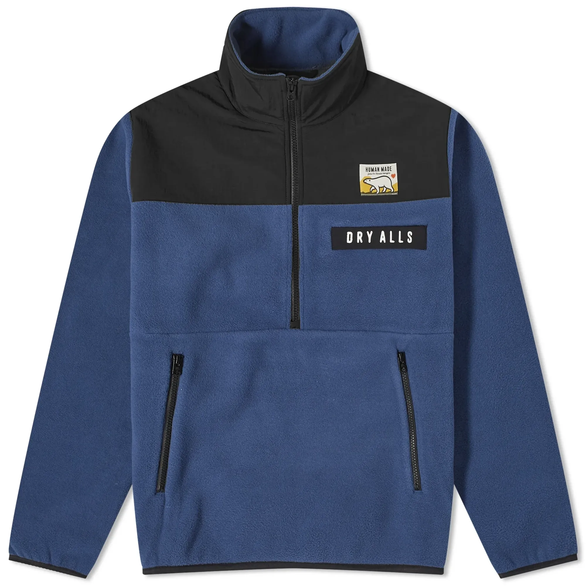 HUMAN MADE HALF-ZIP ANORAK NAVY XL 22FW