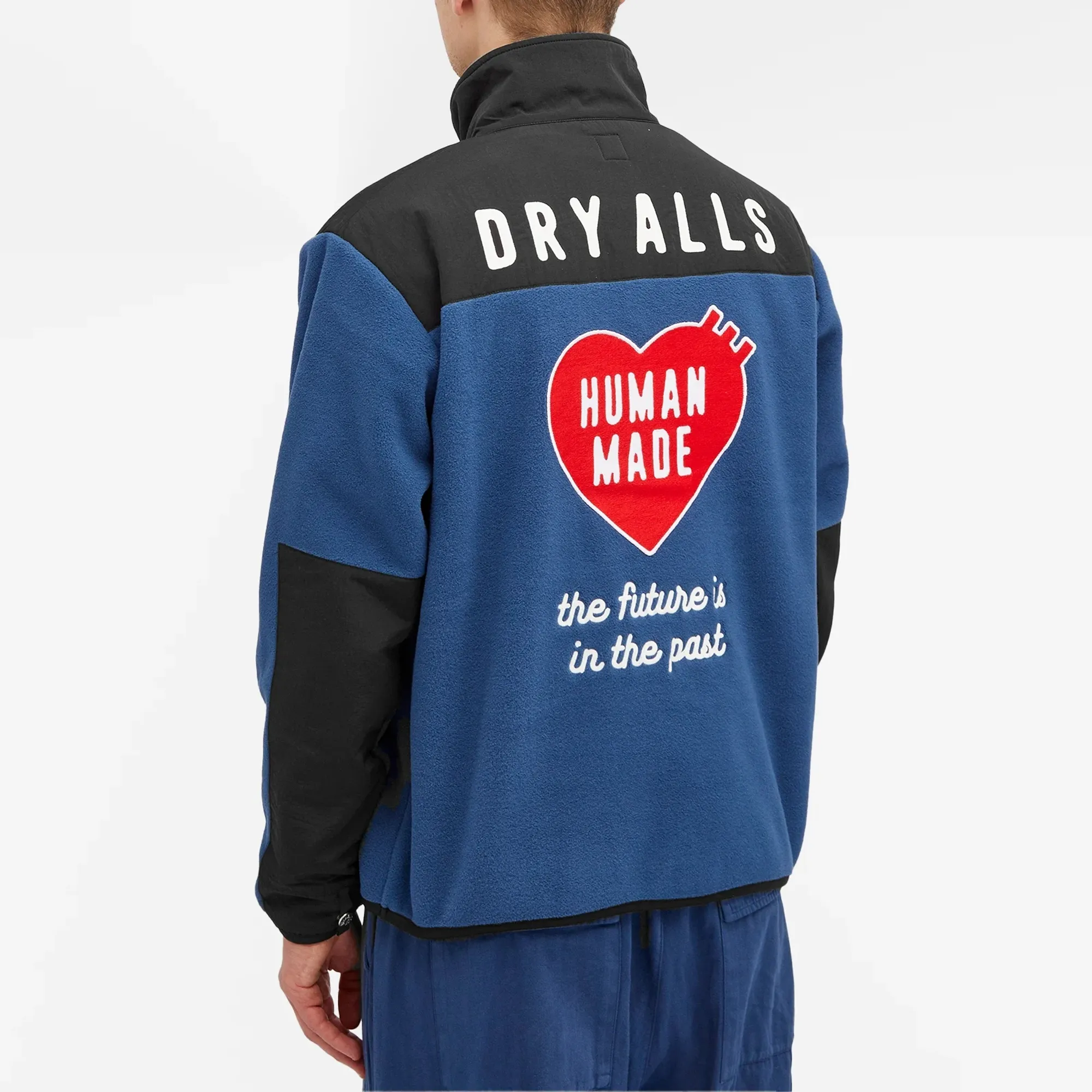 HUMAN MADE FLEECE HALF- ZIP JACKET ネイビー HUMAN MADE FLEECE HALF- ZIP JACKET ネイビー