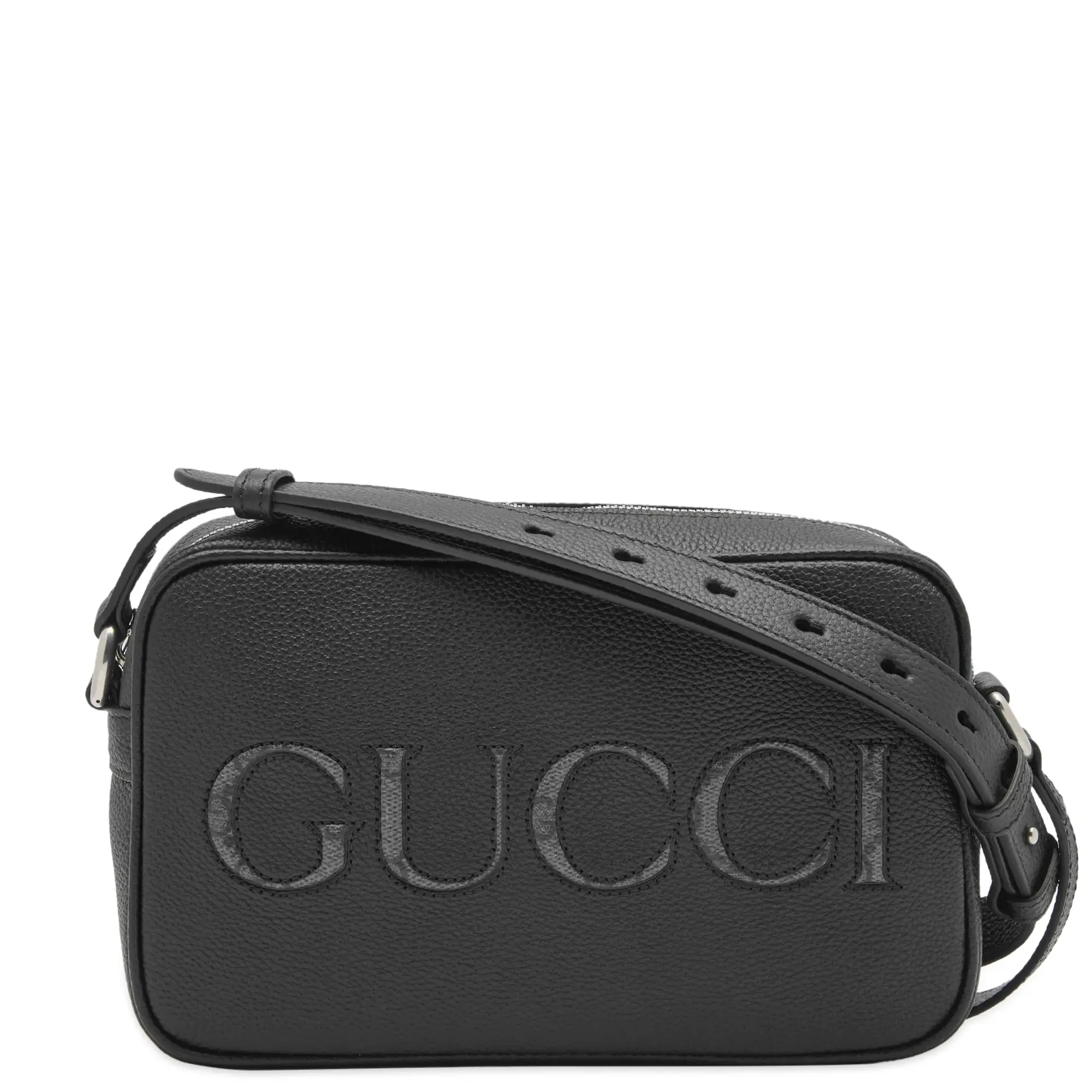 Gucci Men's Mini Shoulder Bag Grey Black