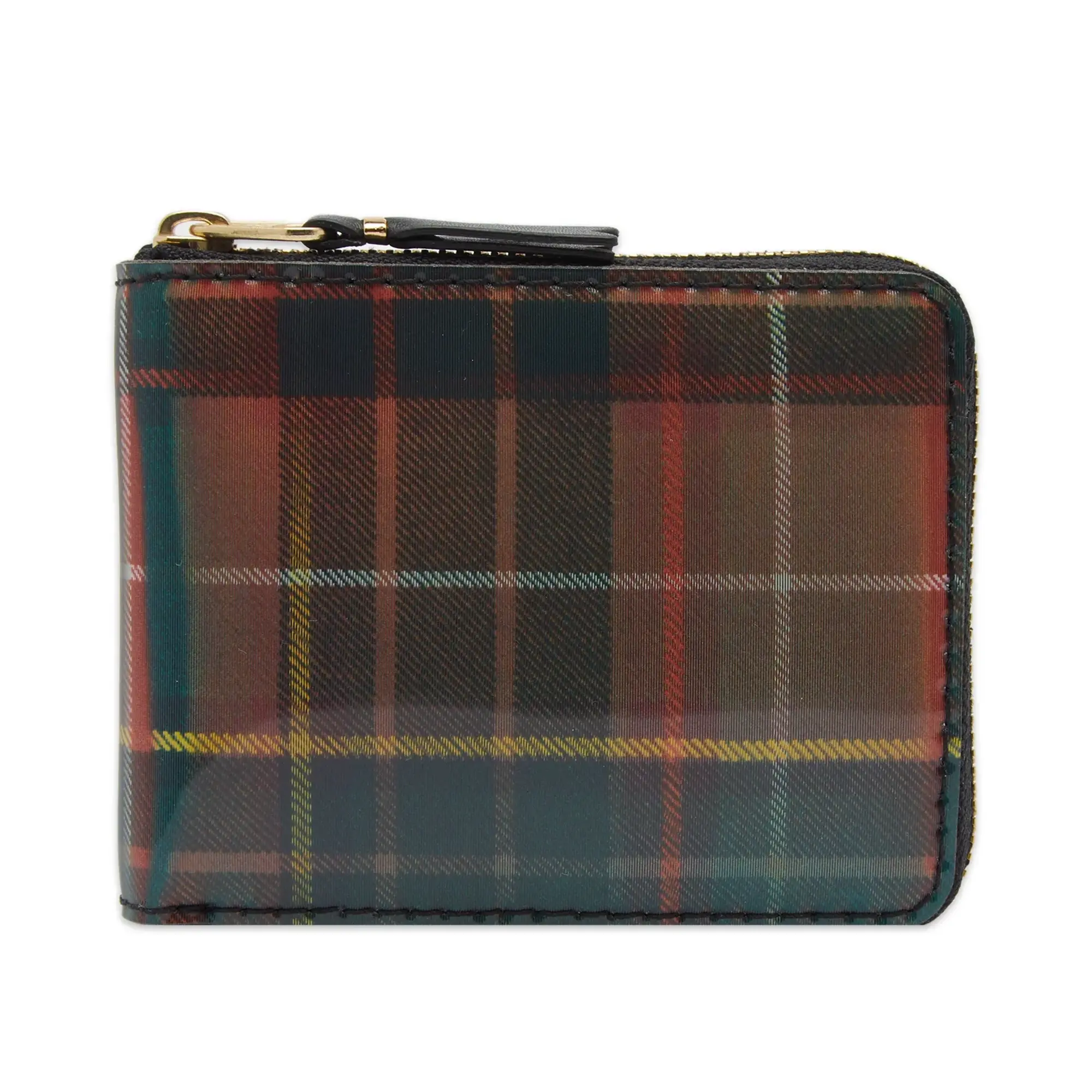 Comme des Garçons Wallet SA7100LT Lenticular Tartan Wallet Red/Green