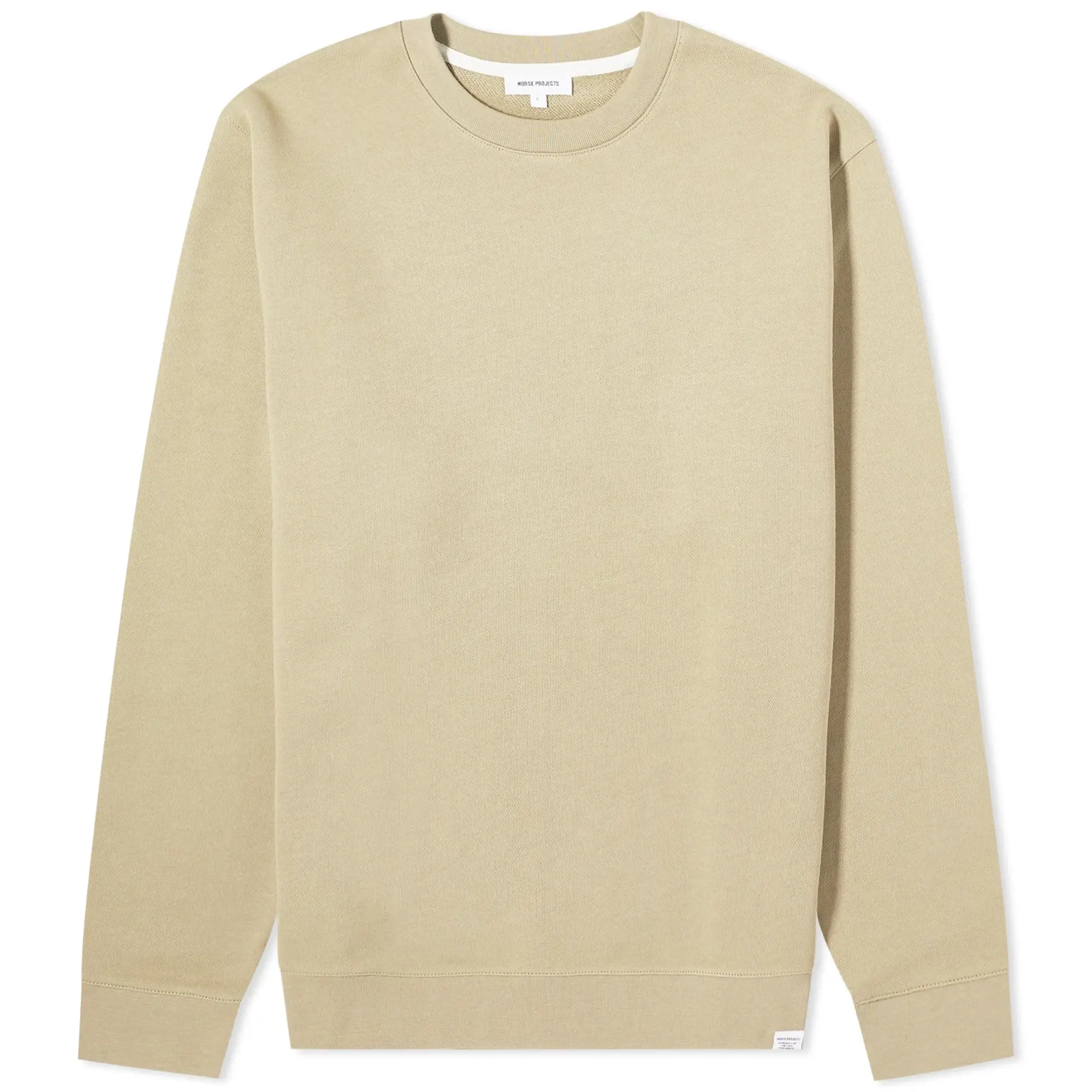 Norse Projects Men's Vagn Slim Organic Crew Sweatshirt Sand