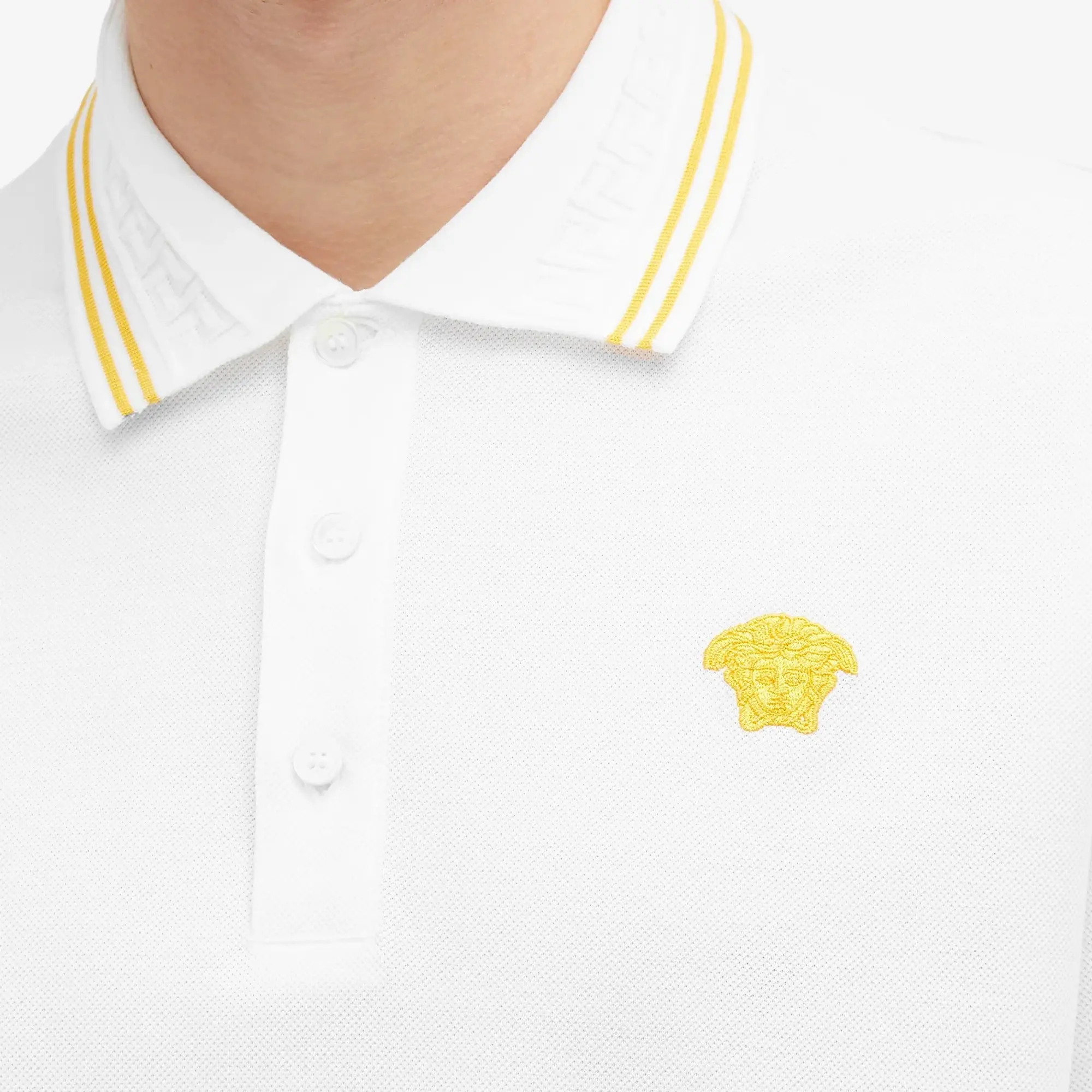 Versace Men's Medusa Polo White
