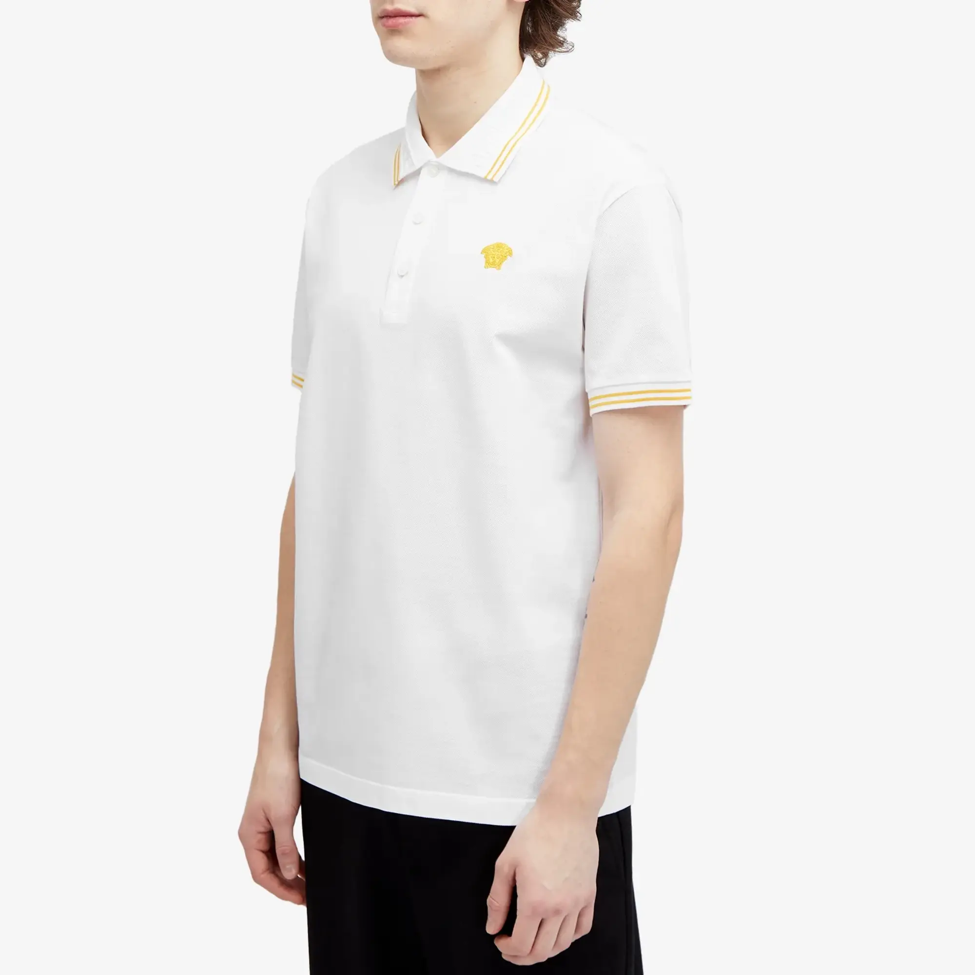 Versace Men's Medusa Polo White