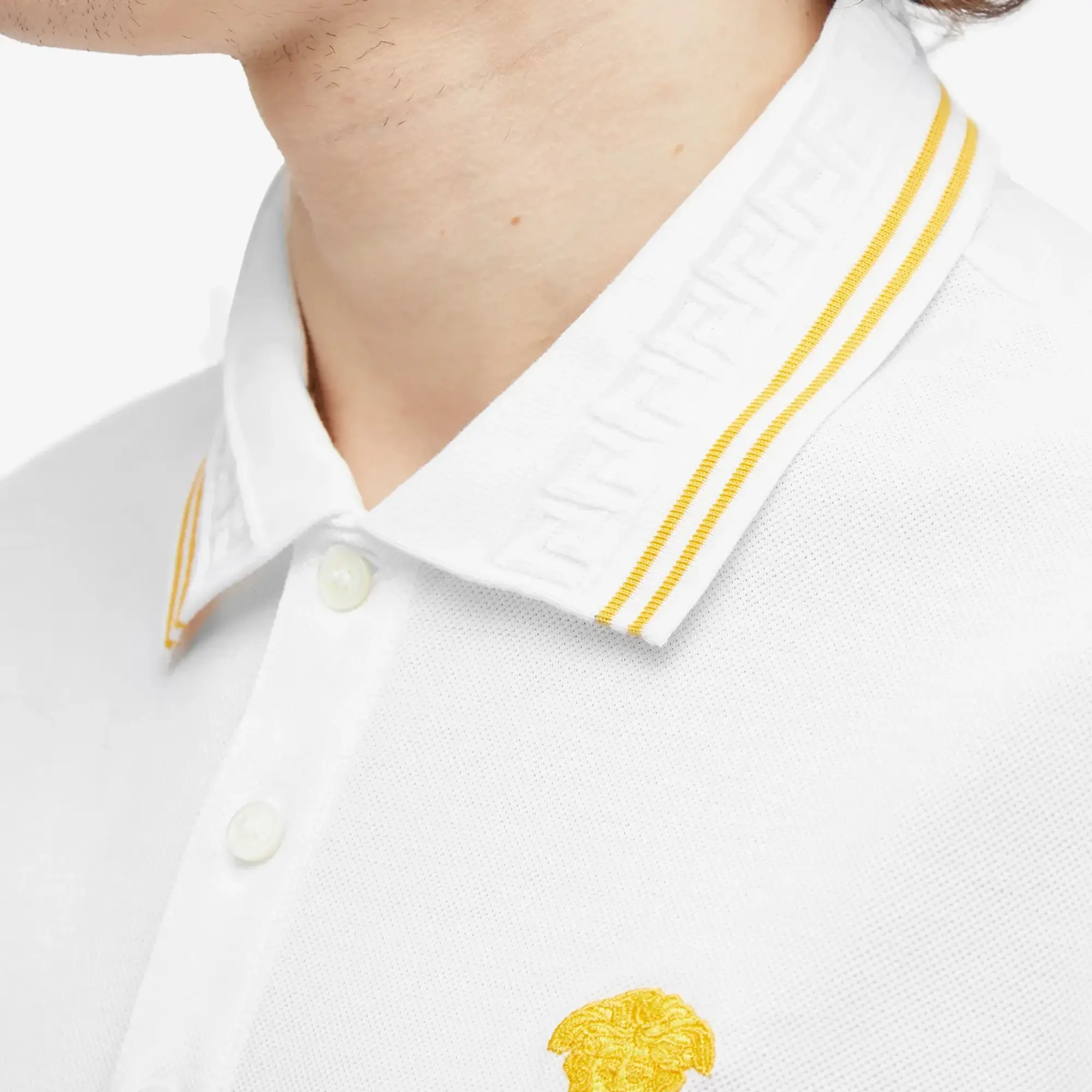 Versace Men's Medusa Polo White