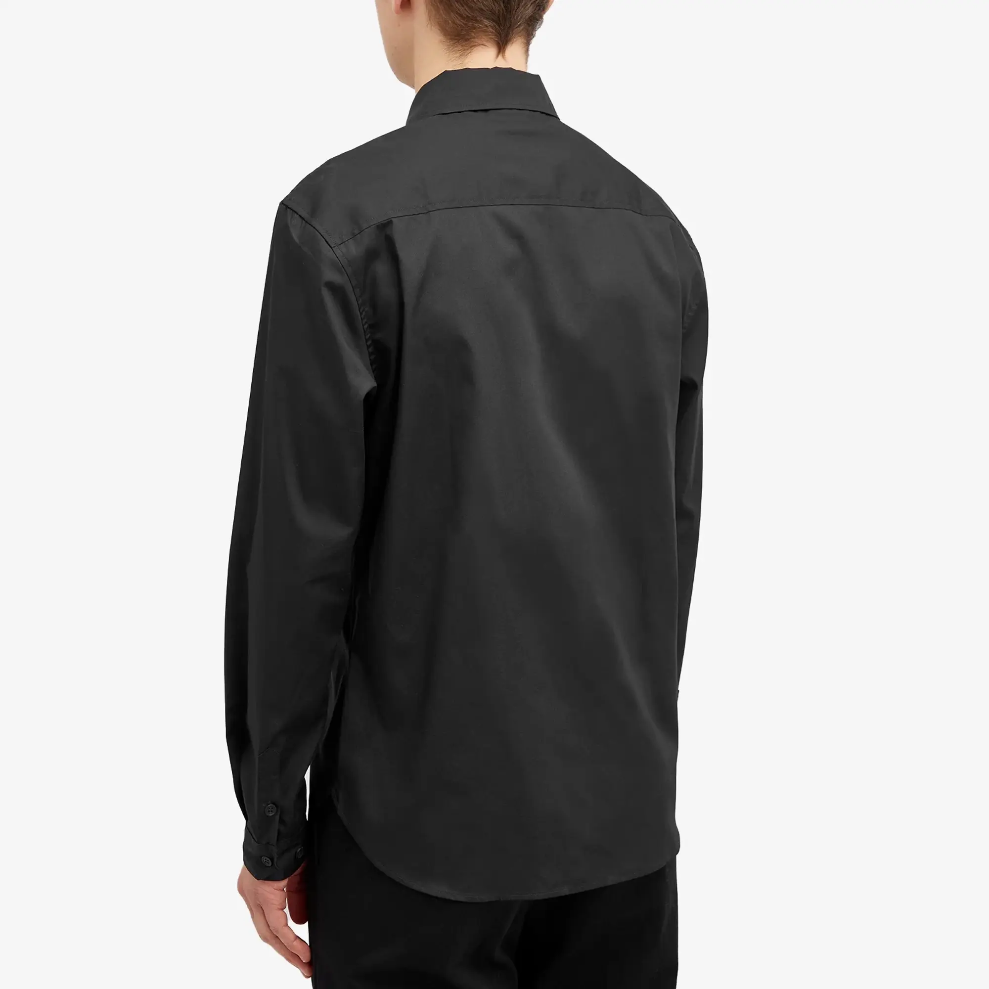 Han Kjobenhavn Men's Logo Regular Fit Shirt Black