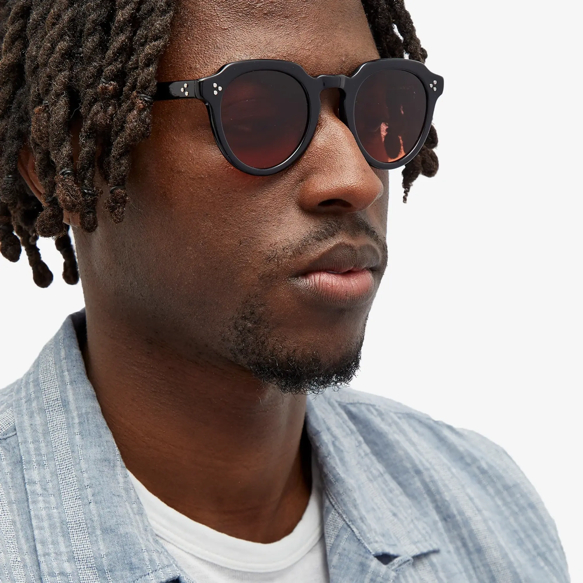 Moscot Men's Gavolt Sunglasses Black/Cabernet