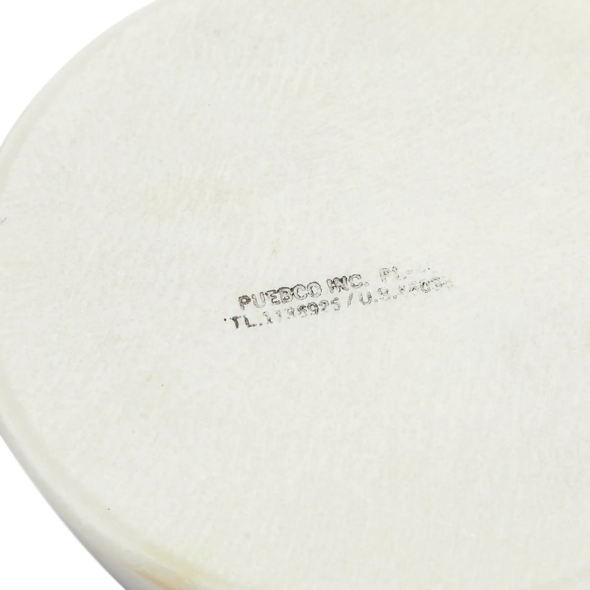 Puebco Marble Pet Bowl White