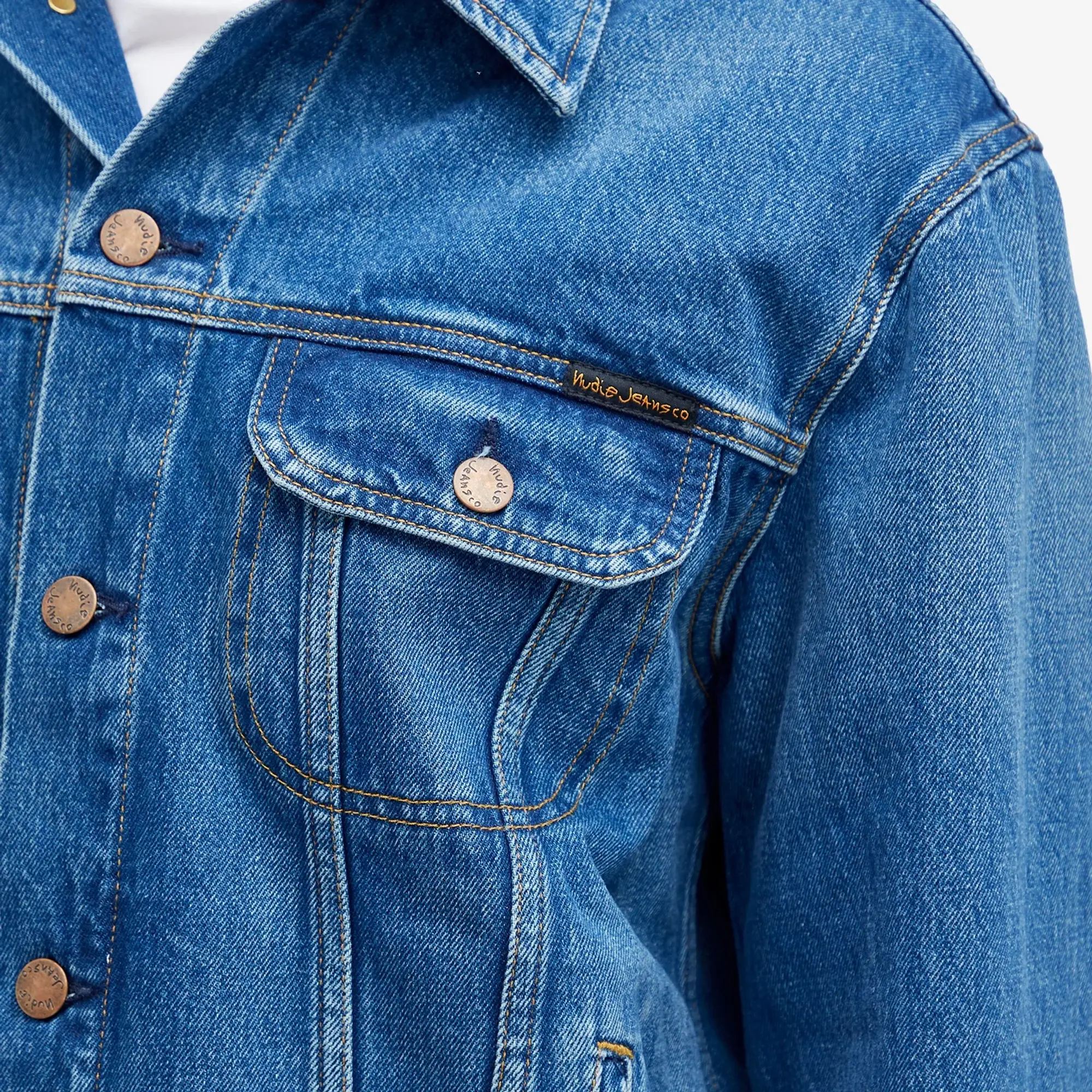 Nudie Jeans Co Nudie Danny Denim Jacket Dark Blue