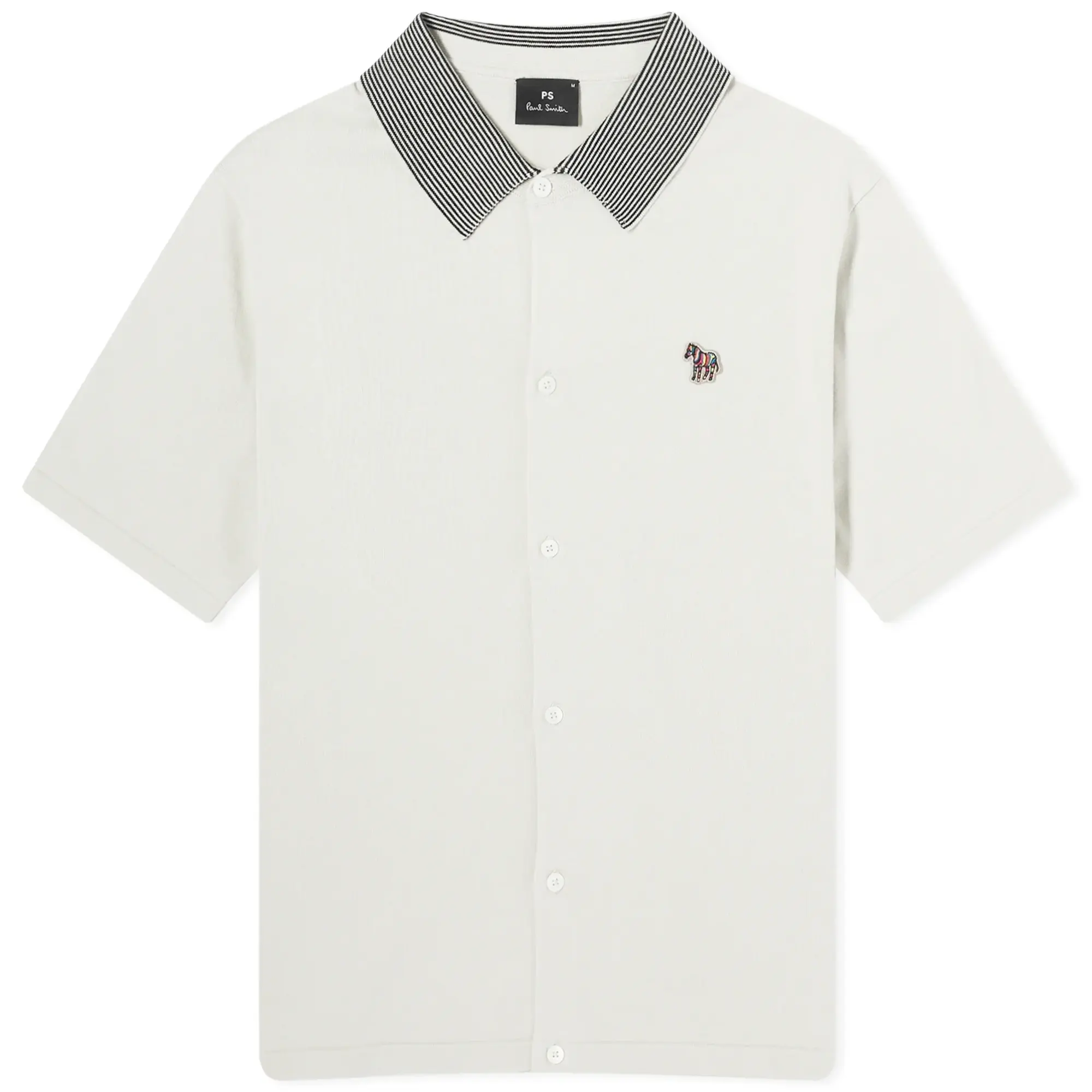Paul Smith Men's Short Sleeve Knit Shirt Grey